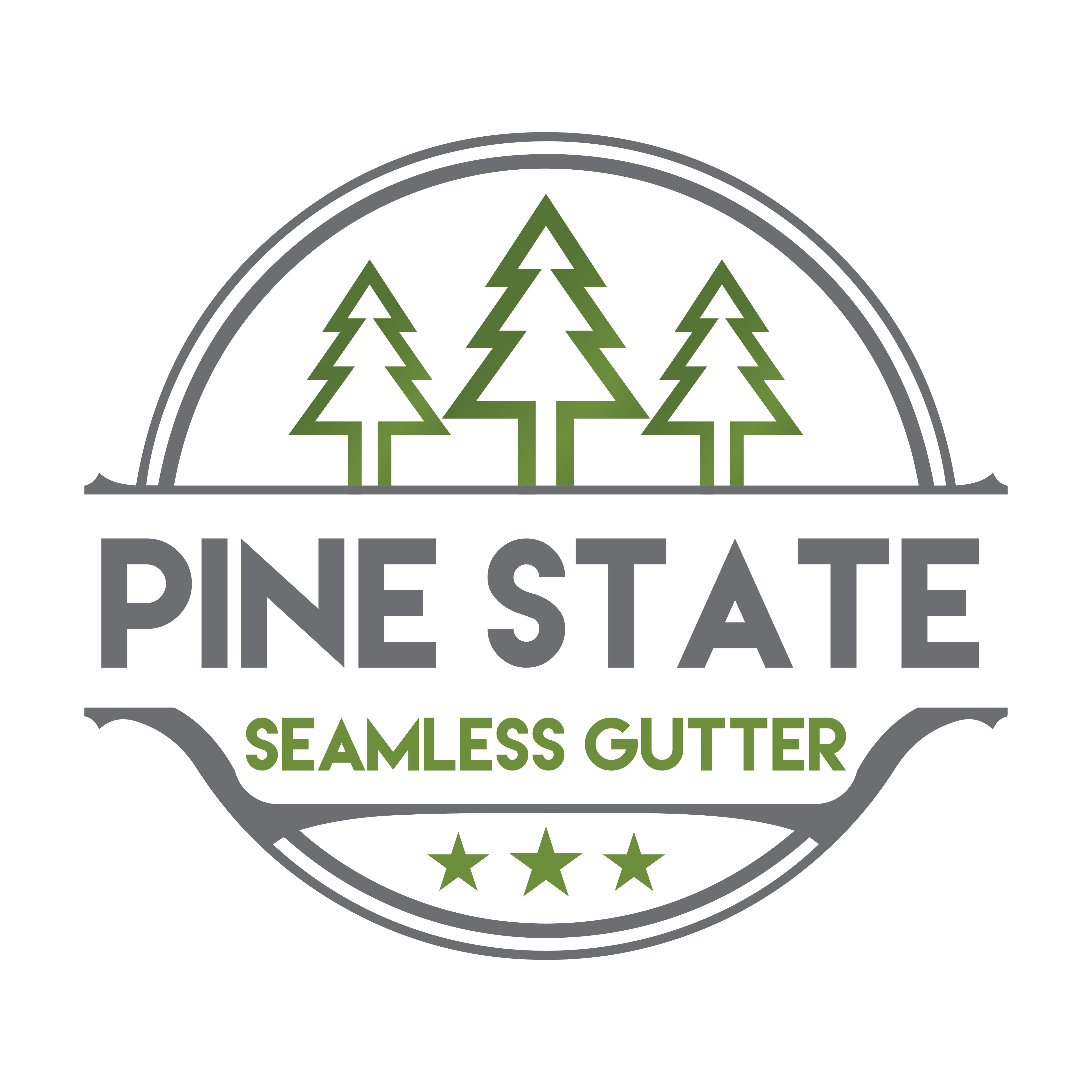 Pine State Seamless Gutters Logo