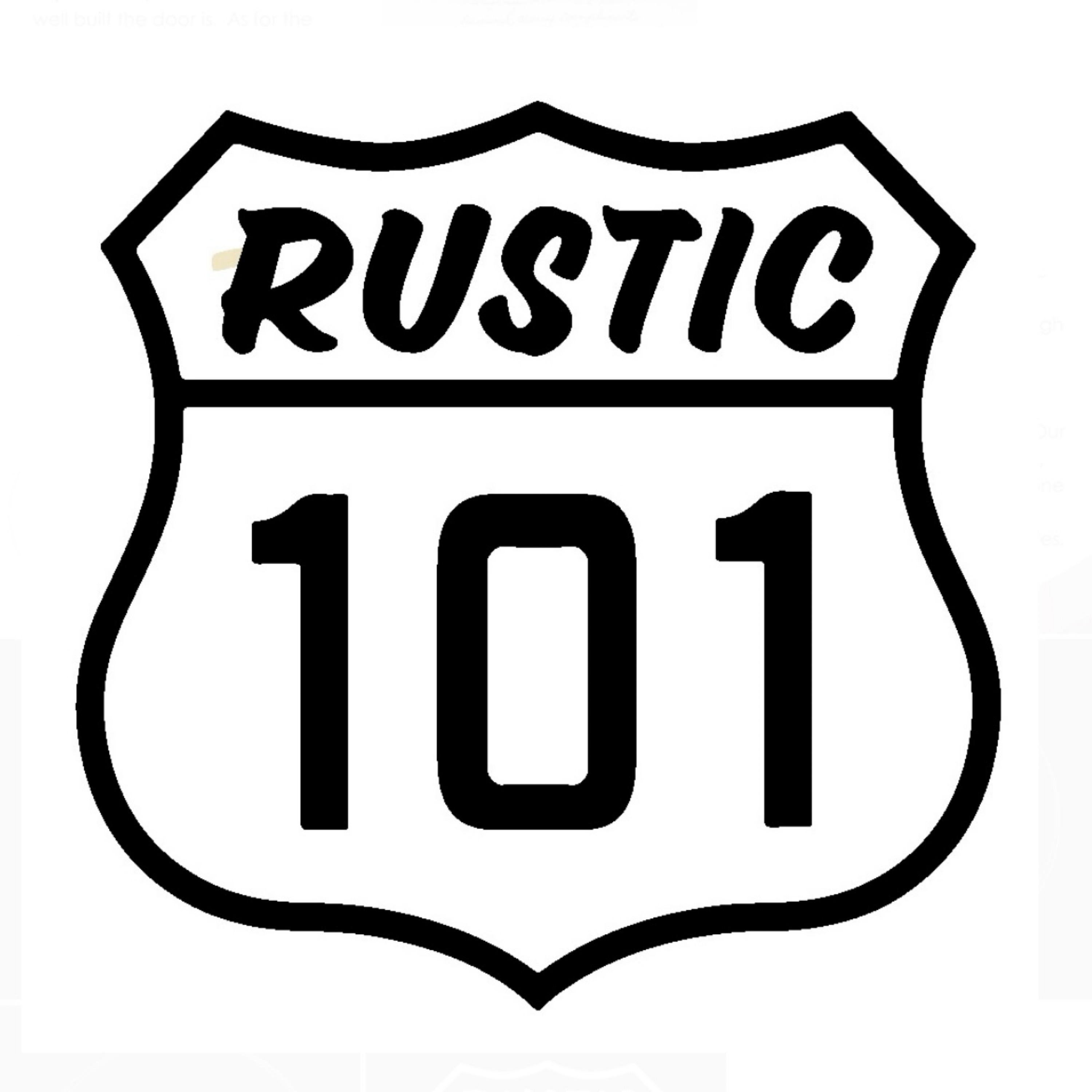 Rustic 101 - Unlicensed Contractor Logo