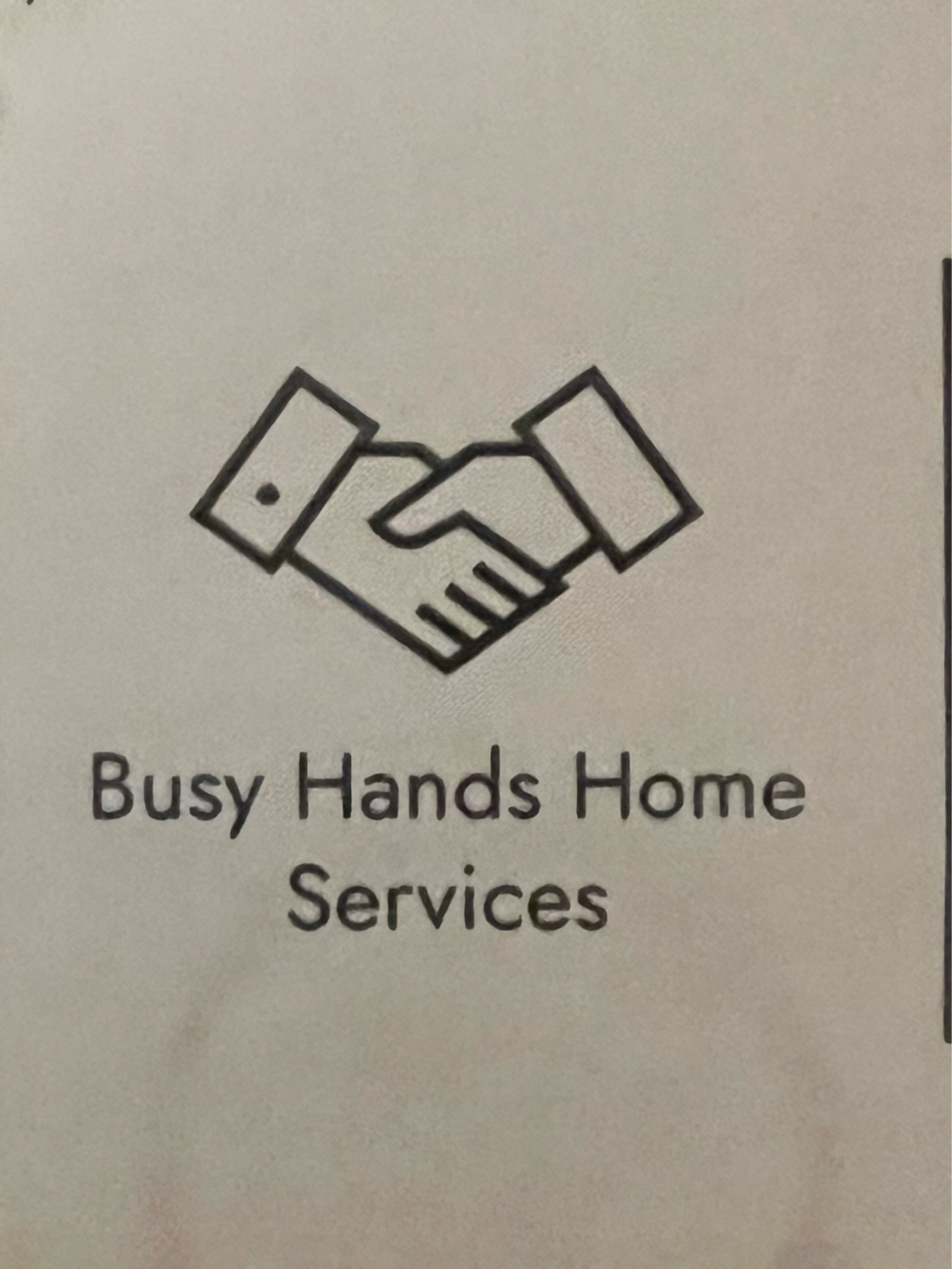 Busy Hands Home Improvements Logo