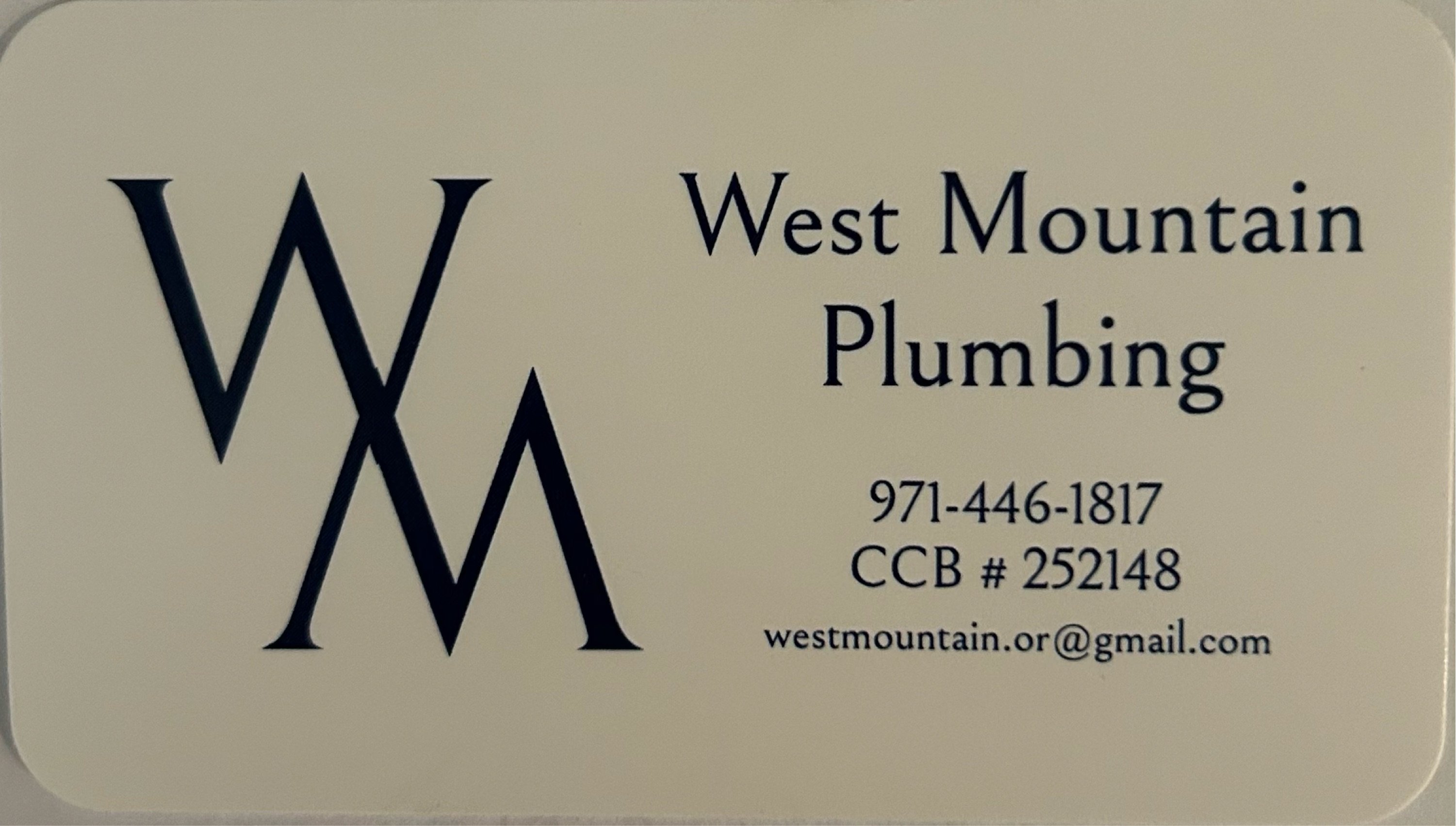 WEST MOUNTAIN PLUMBING AND CONSTRUCTION LLC Logo