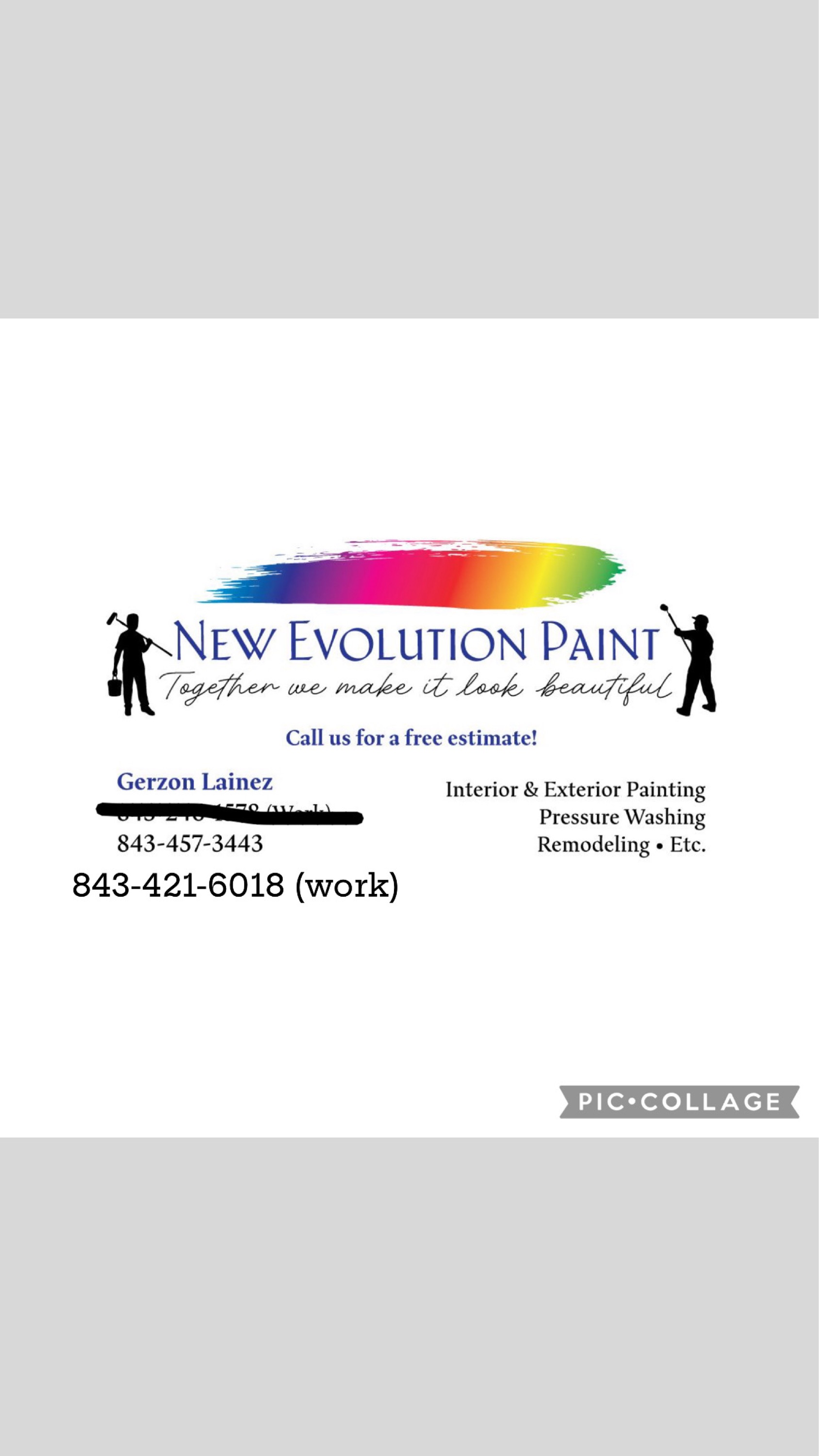 New evolution paint LLC Logo