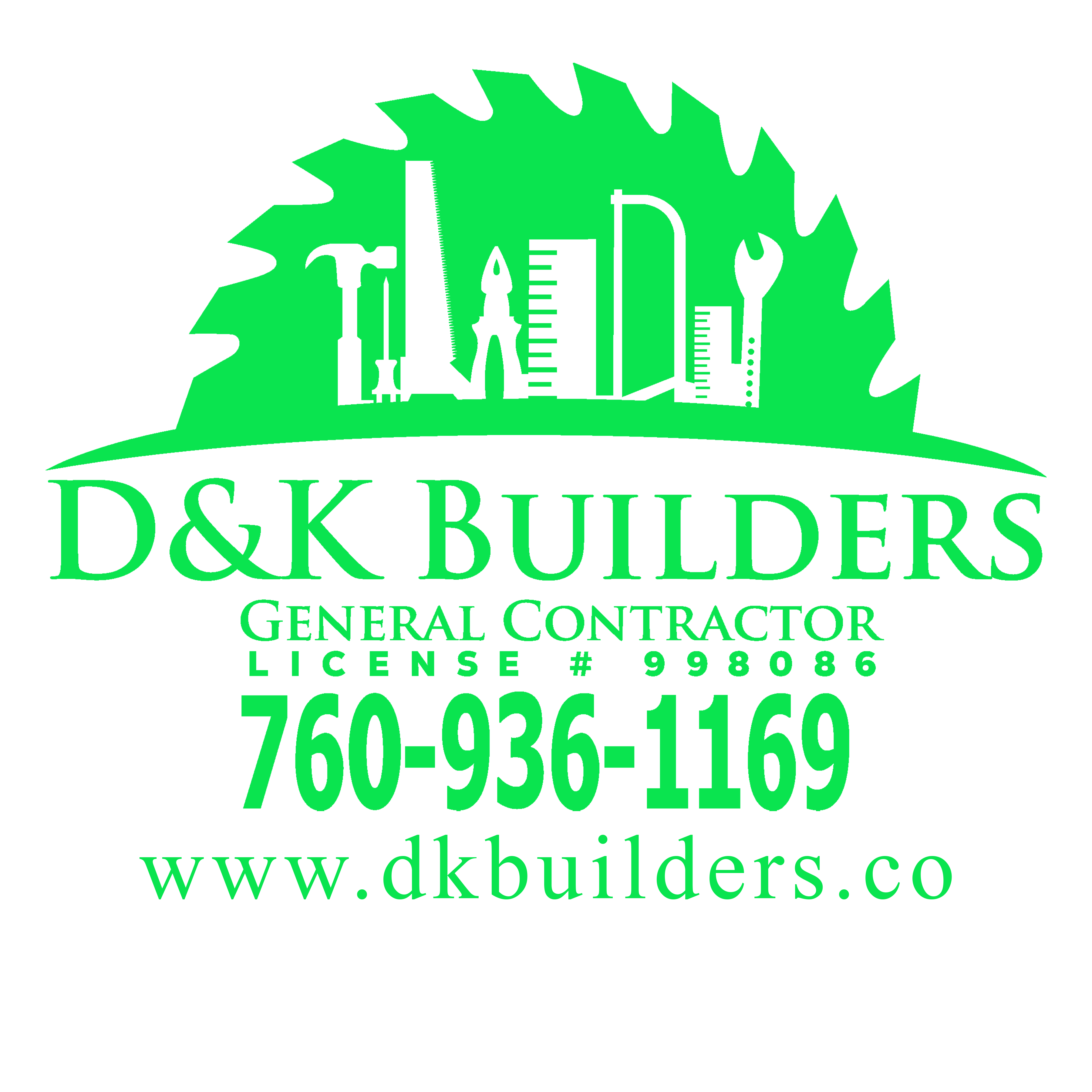 D & K Builders Logo