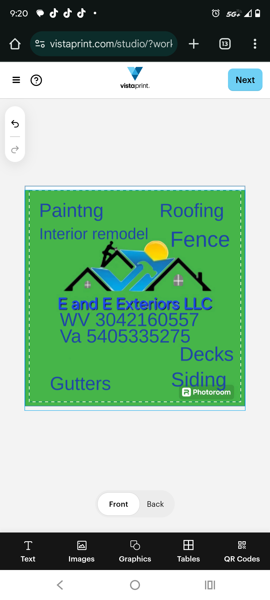 E and E Exteriors LLC Logo