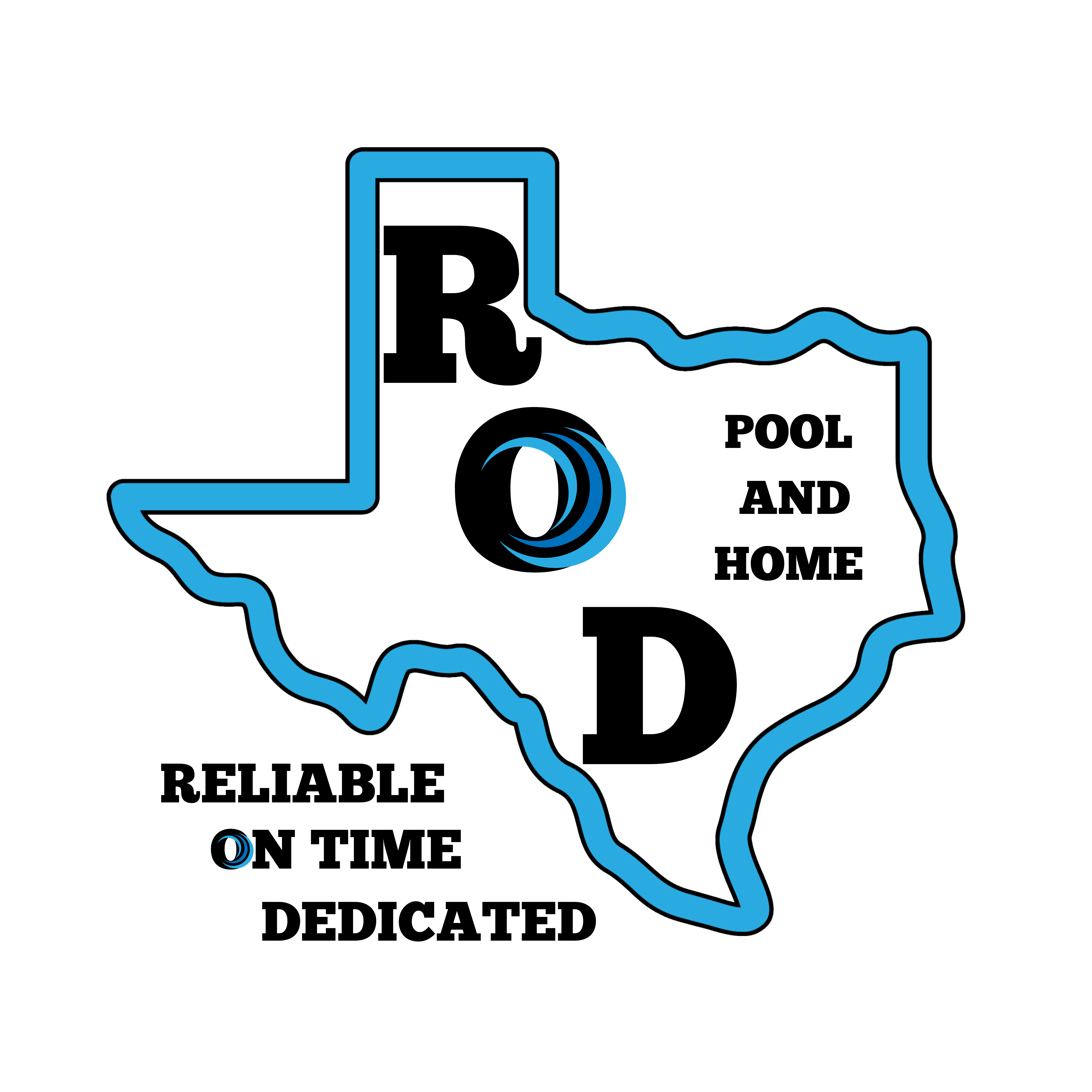 Rod Pool and Home Logo