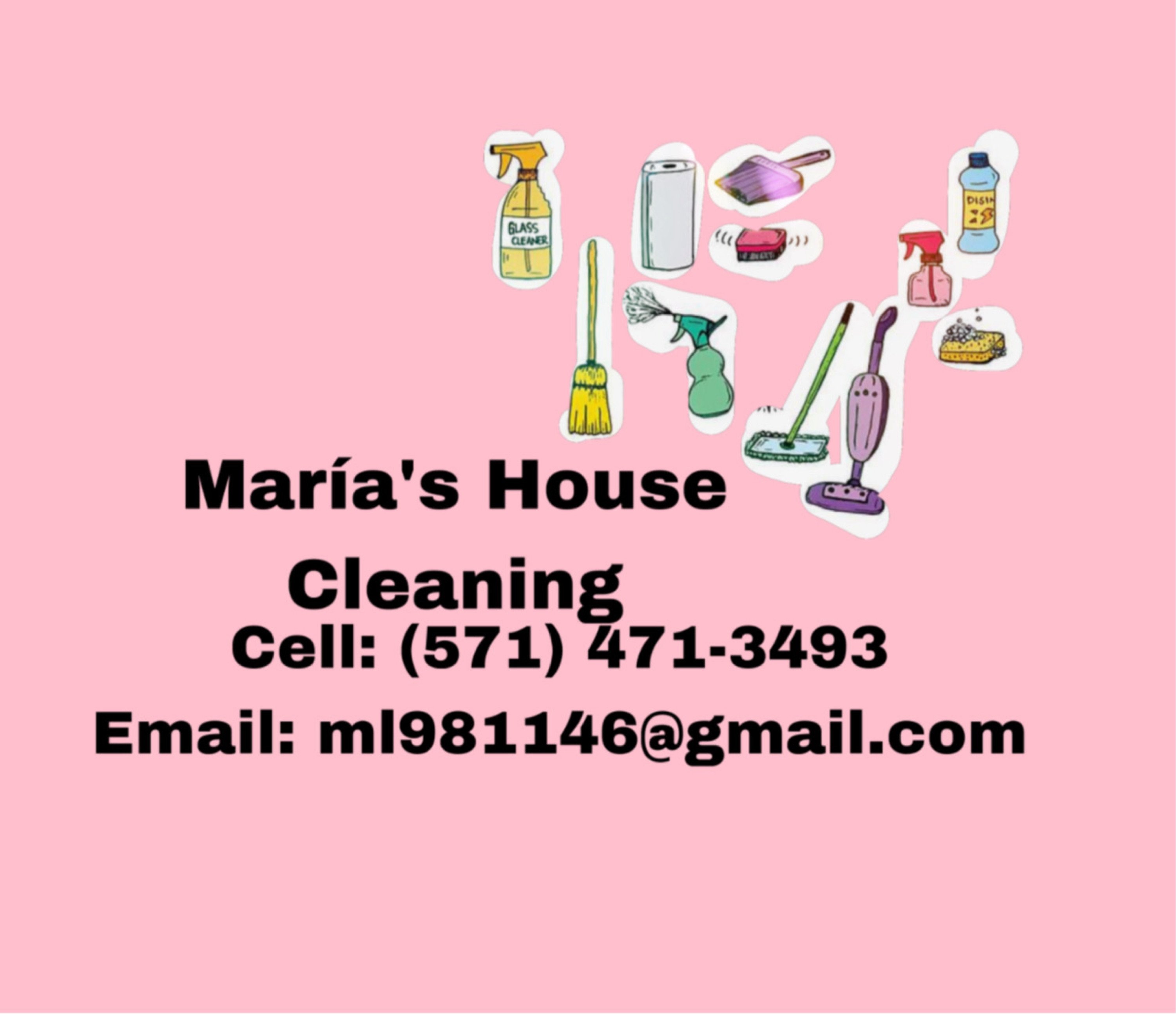 Marias House Cleaning Logo