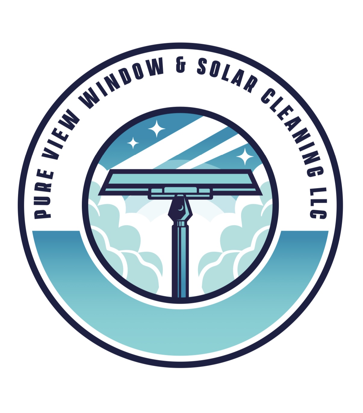 Pure View Window & Solar Cleaning - Unlicensed Contractor Logo