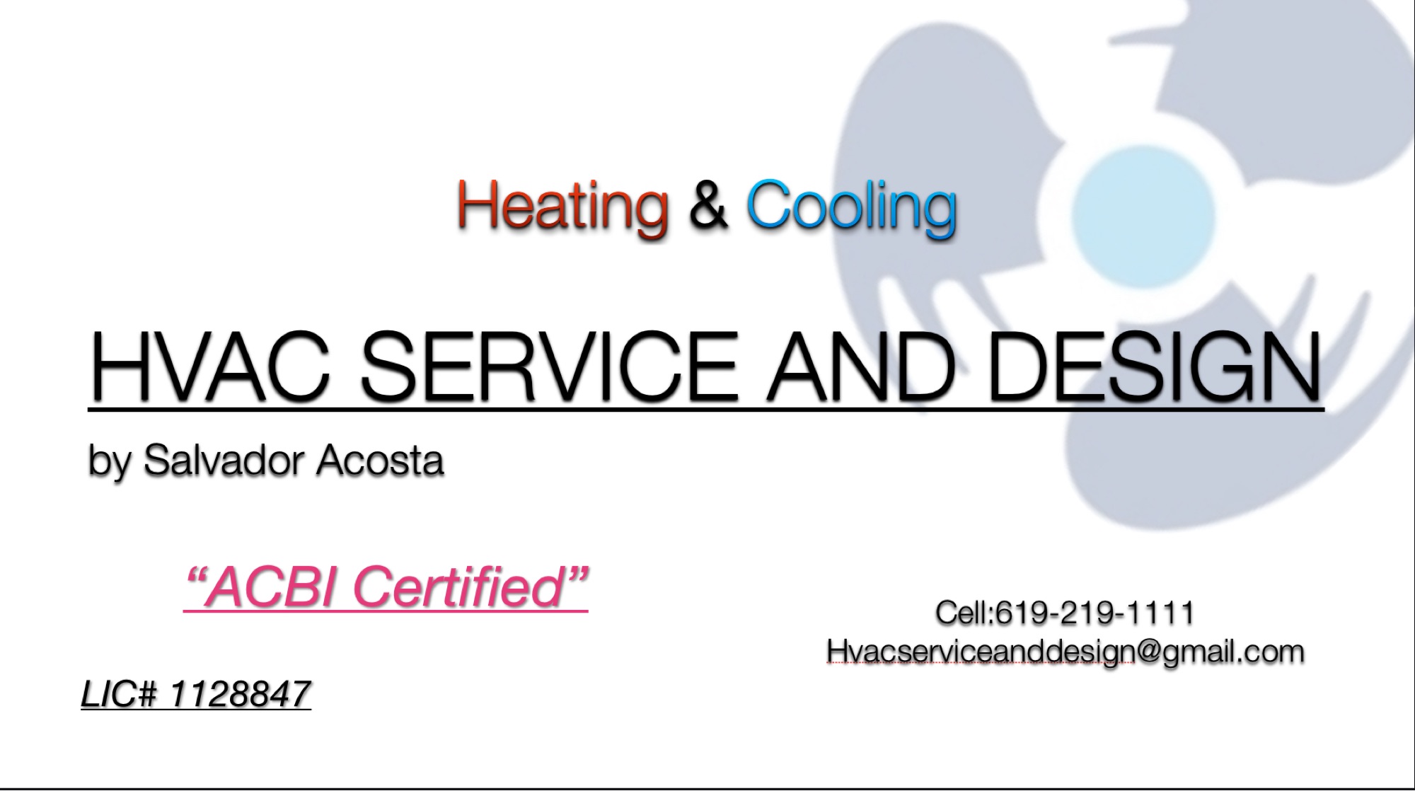 HVAC Service & Design Logo