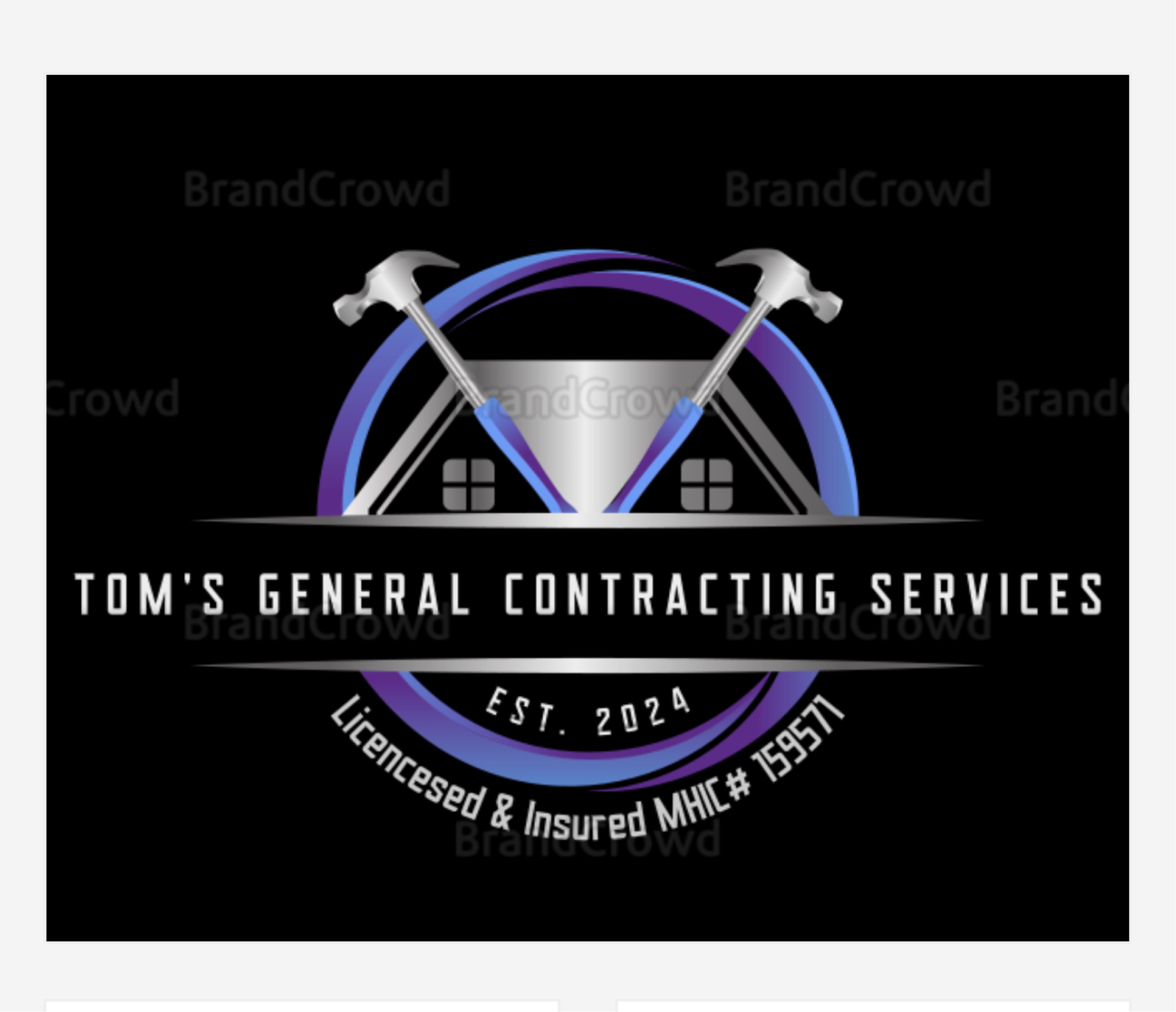 Tom's General Contracting Services, LLC Logo