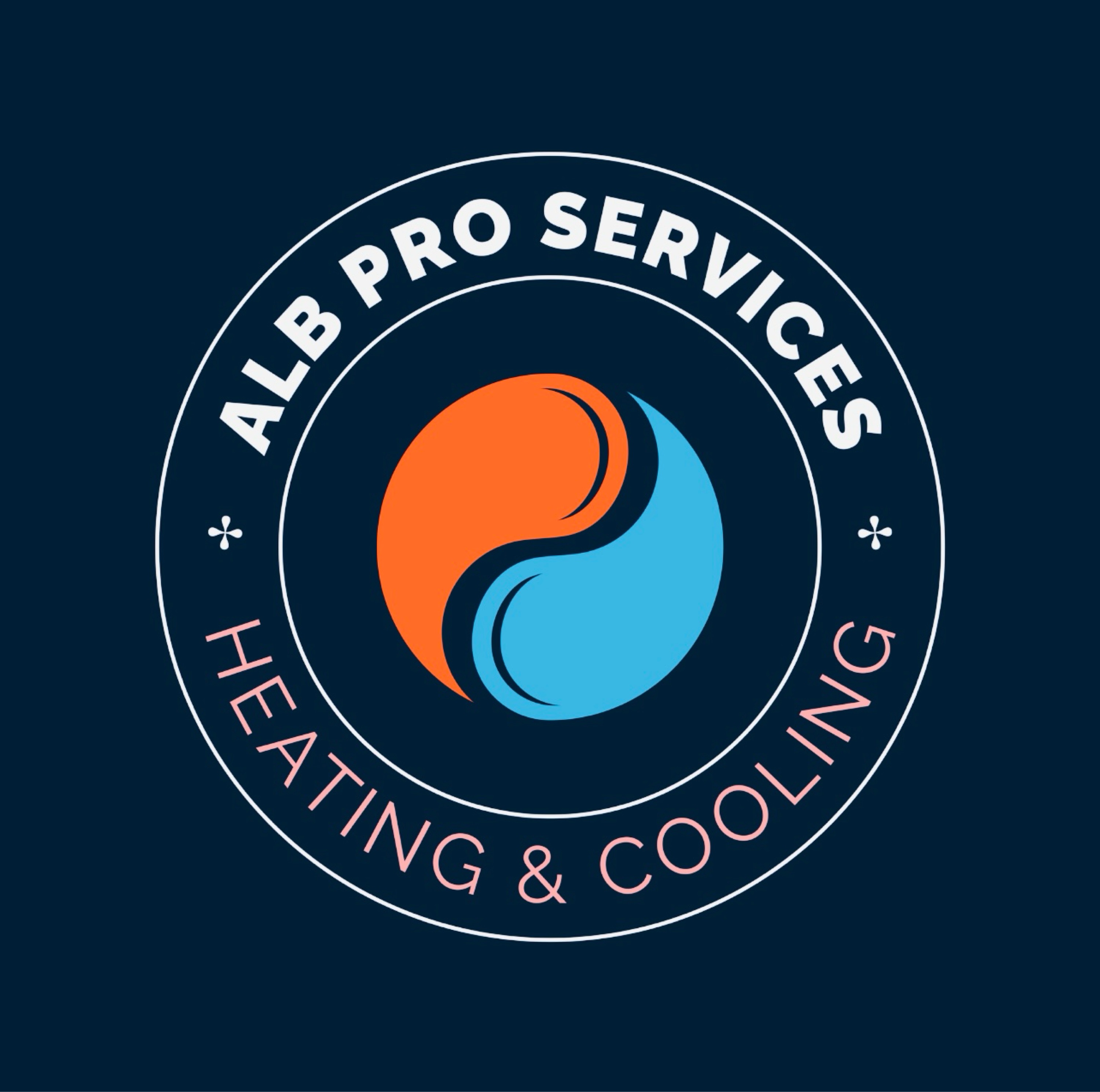 ALB Pro Services Heating & Cooling Logo