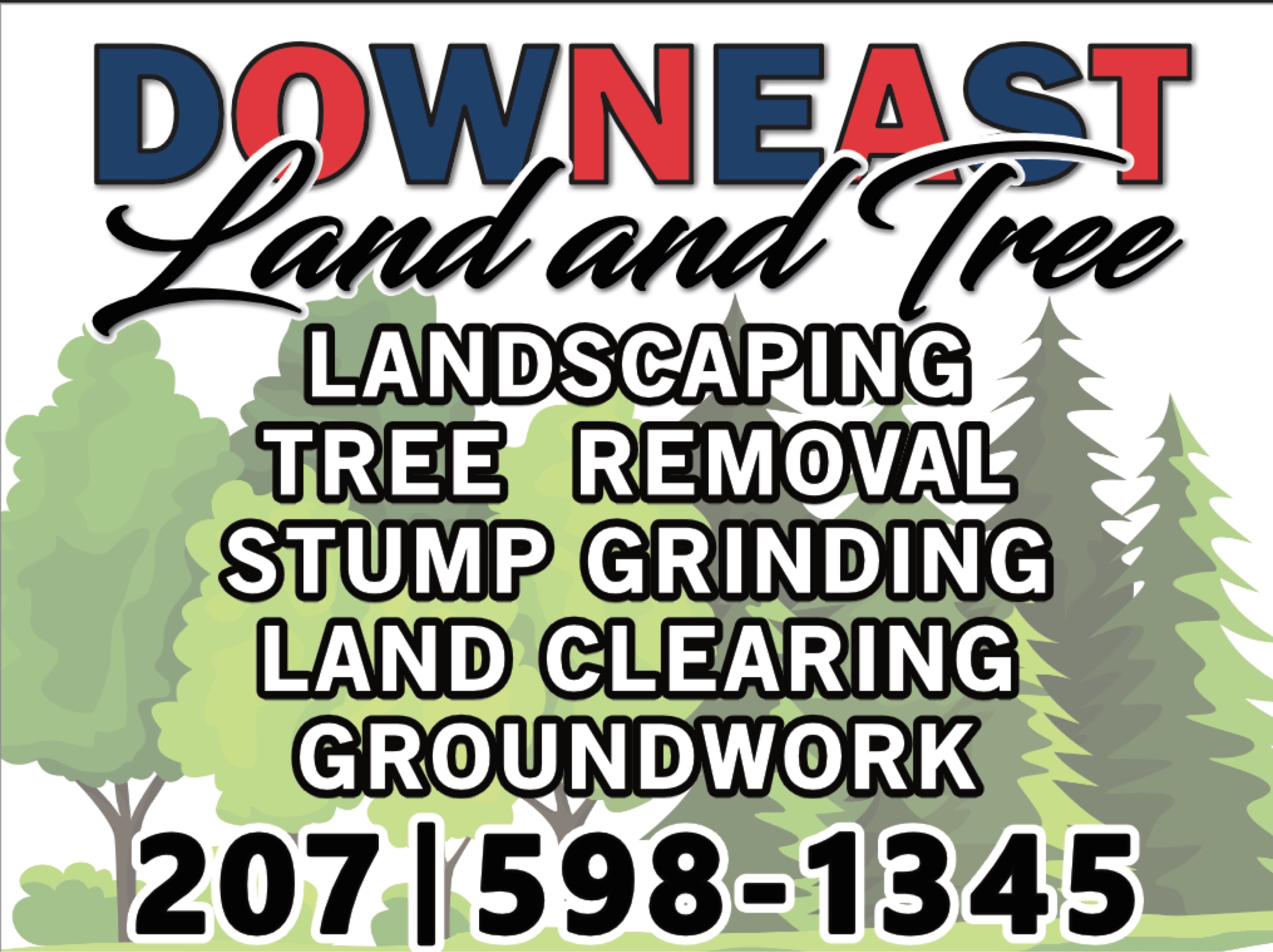 DOWN EAST LAND AND TREE LLC Logo
