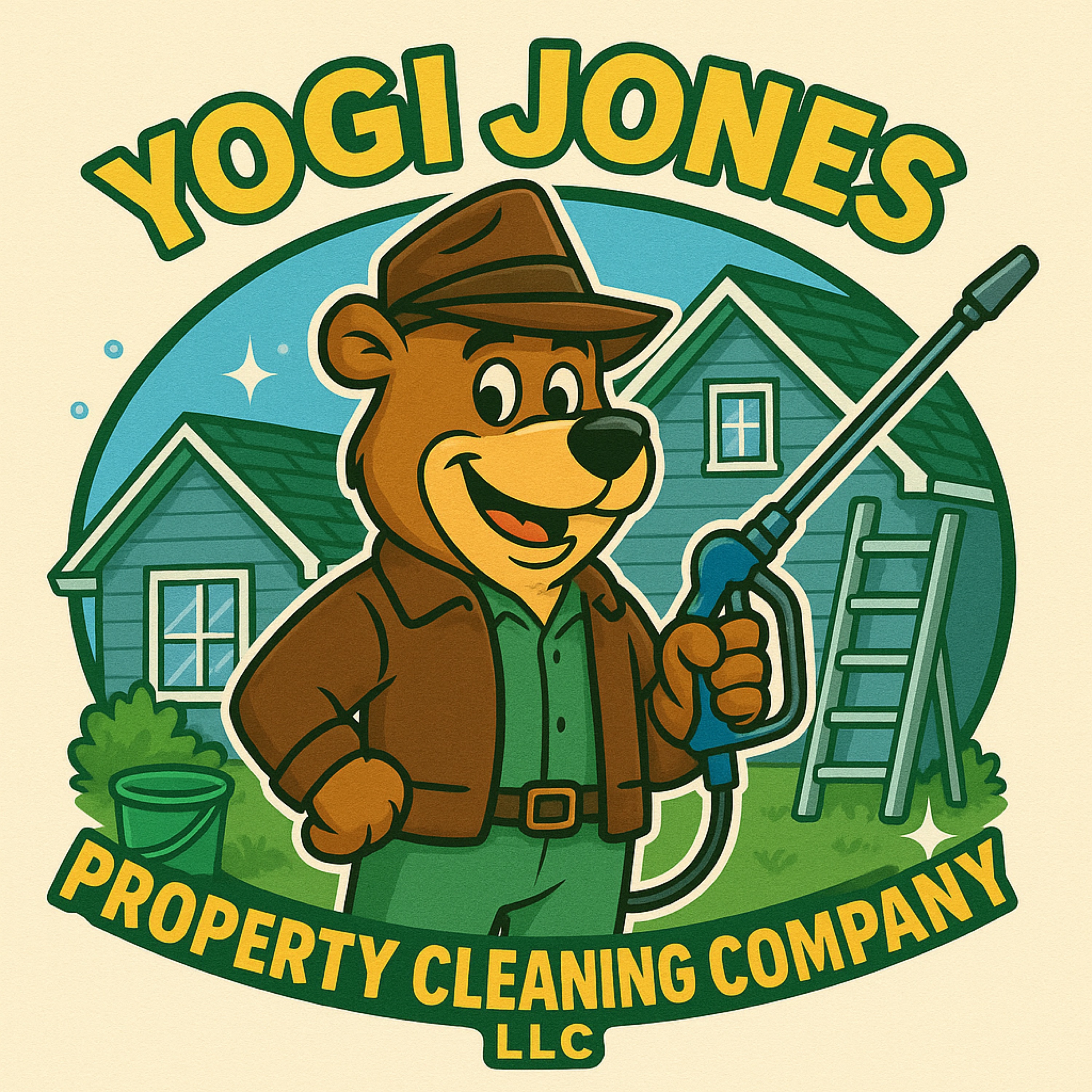 Yogi Jones Property Cleaning Company Logo