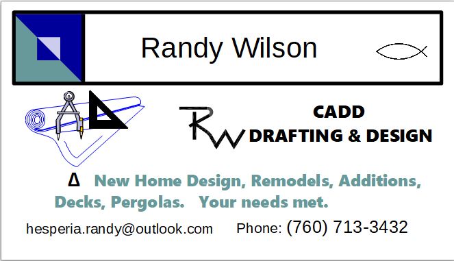 RW Drafting & Design - Unlicensed Contractor Logo