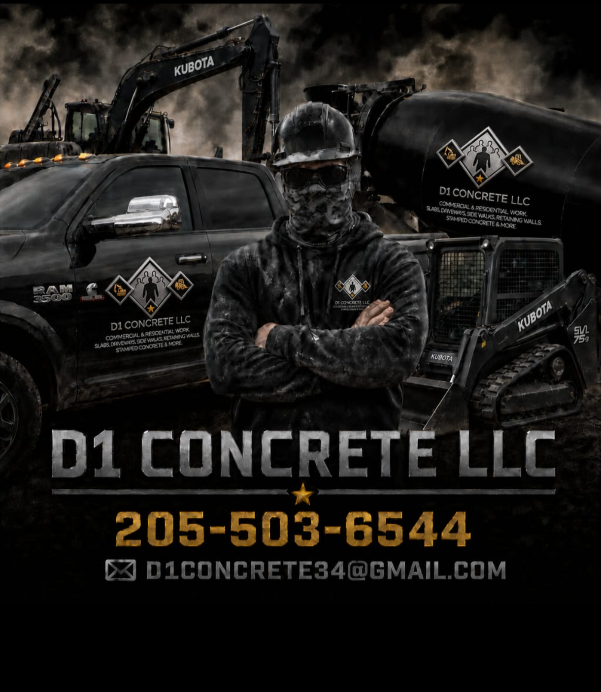 D1 Concrete LLC Logo