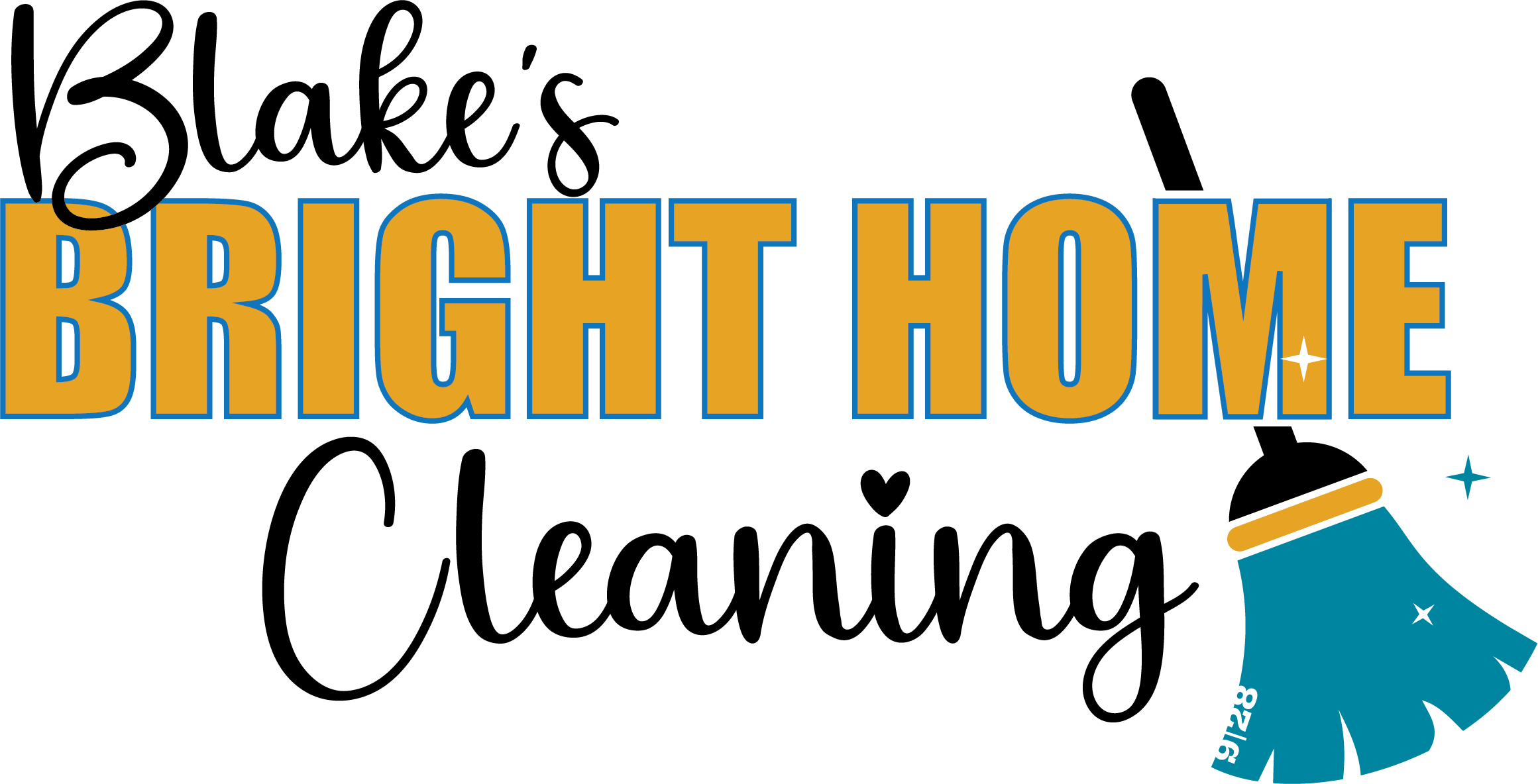 Blake's Bright Home Cleaning Logo