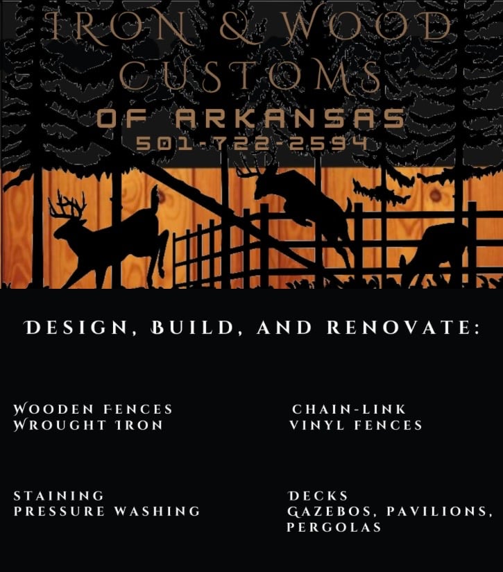 Iron & Wood Customs of Arkansas Logo