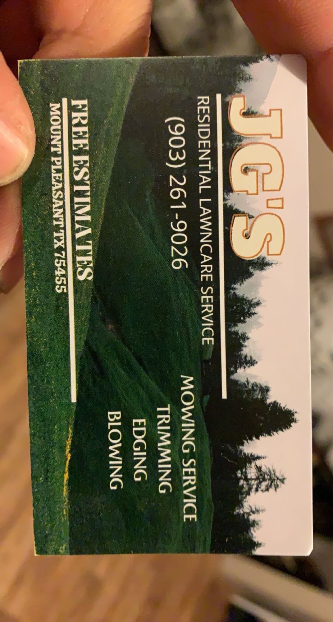 Jgs Lawncare and Tree Services Logo