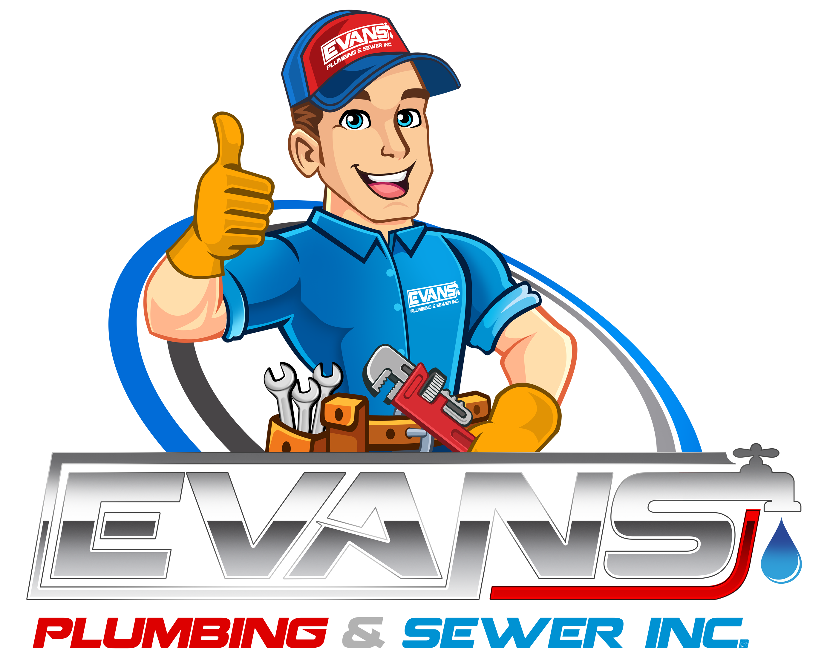 Evans Plumbing and Sewer Inc. Logo