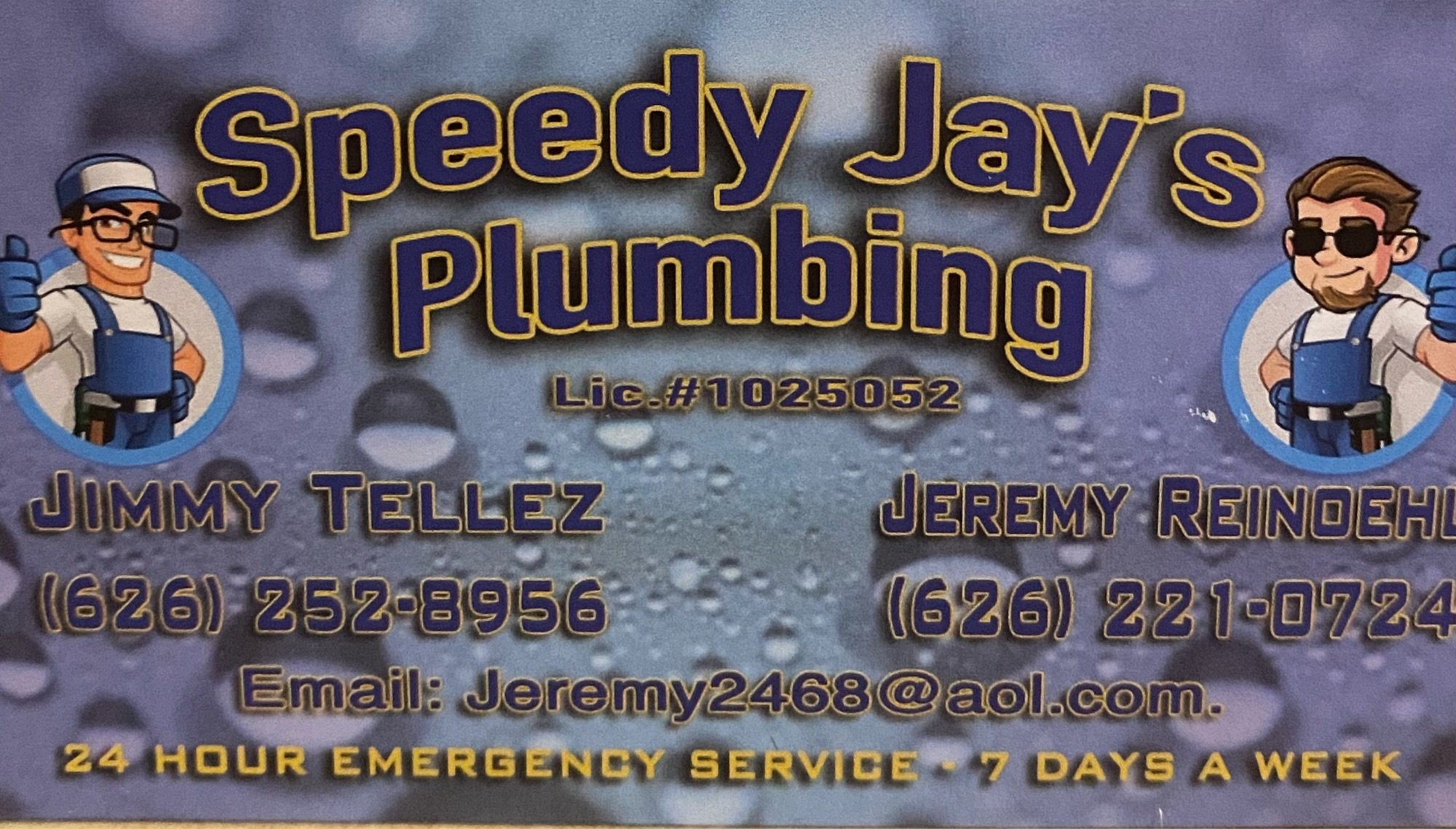 Speedy Jay's Plumbing Logo