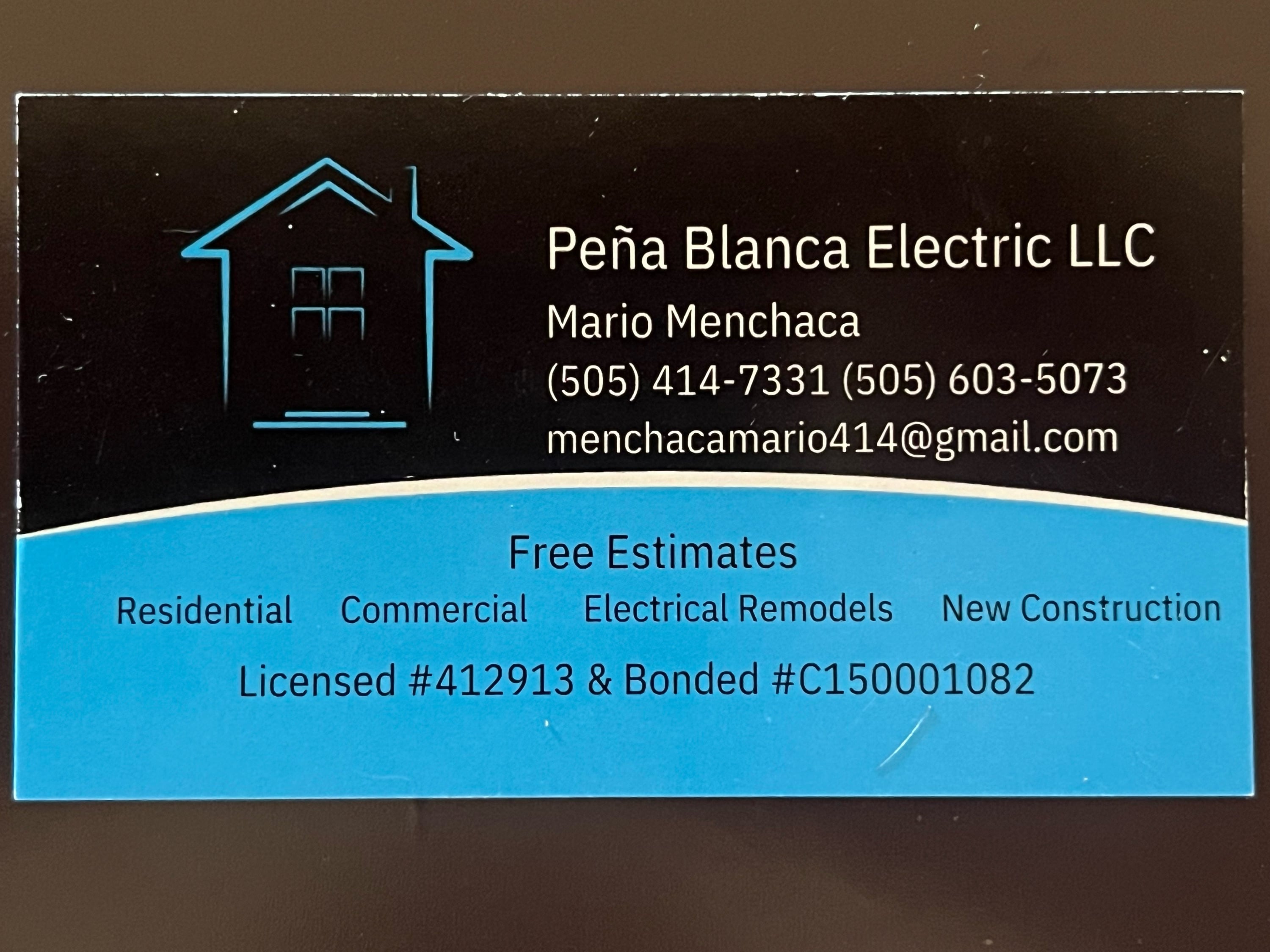 Peña Blanca Electric LLC Logo