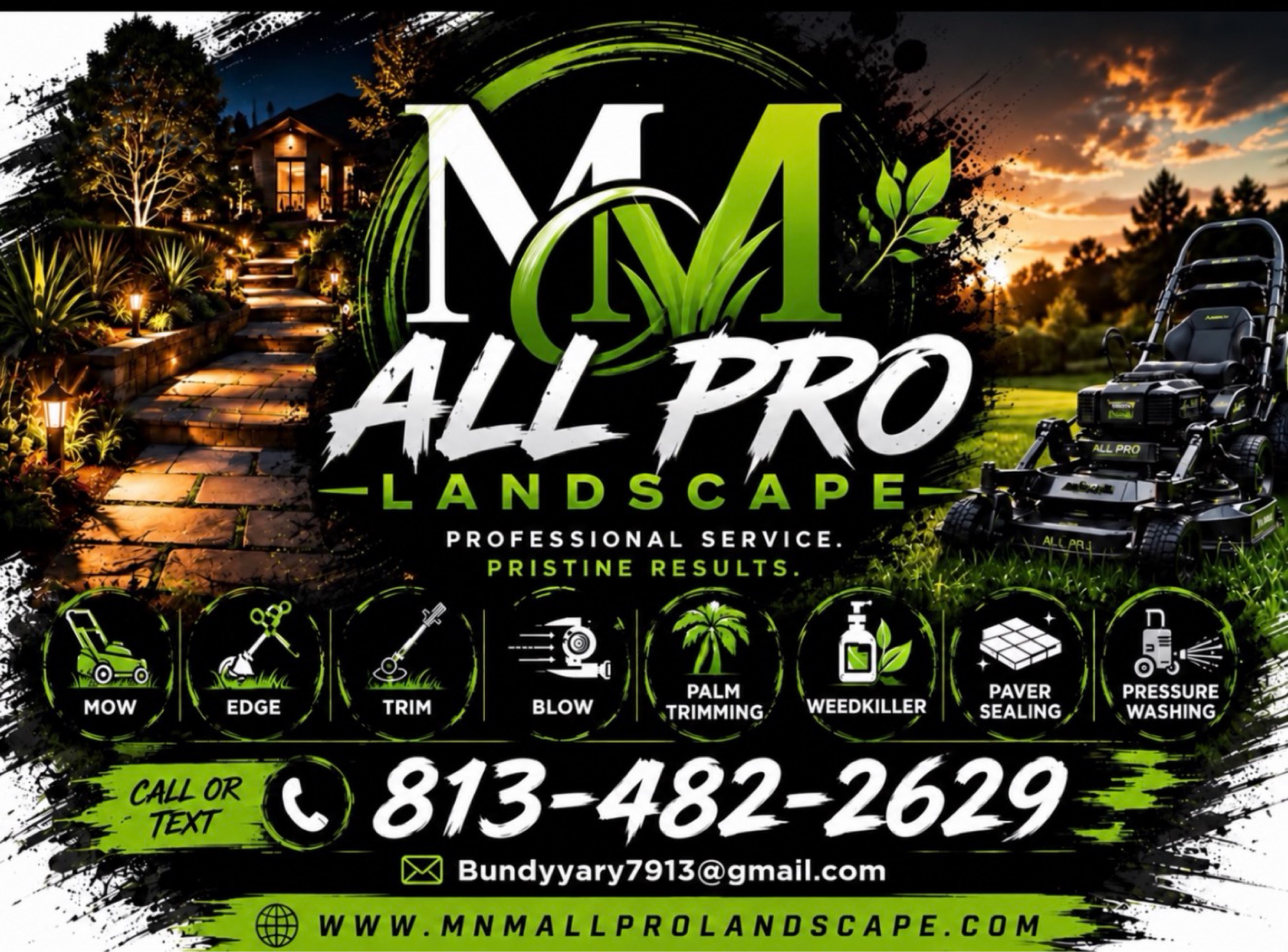 M&M All Pro Landscape, Inc. Logo
