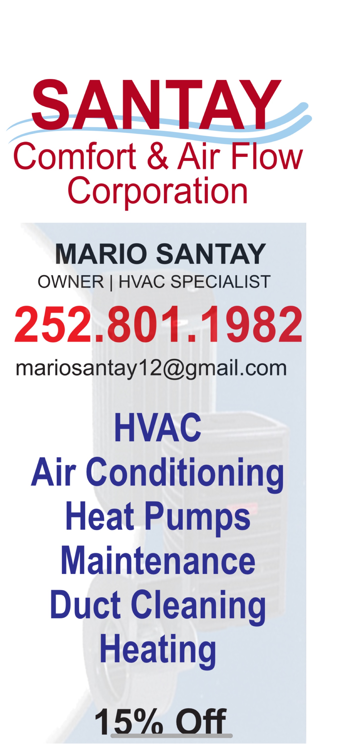 Santay Comfort & Air Flow Corporation Logo