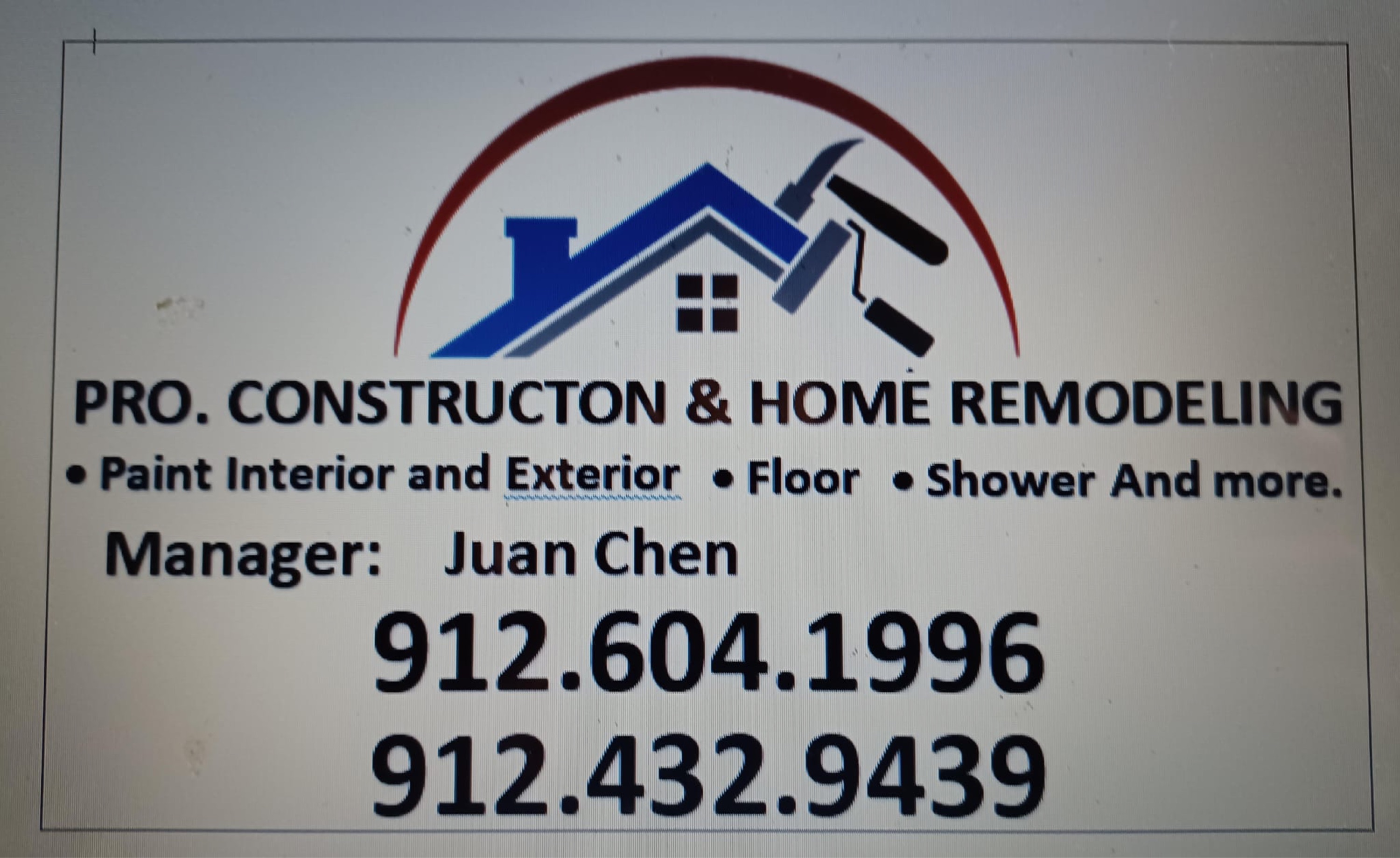 Pro Construction & Home Remodeling Logo