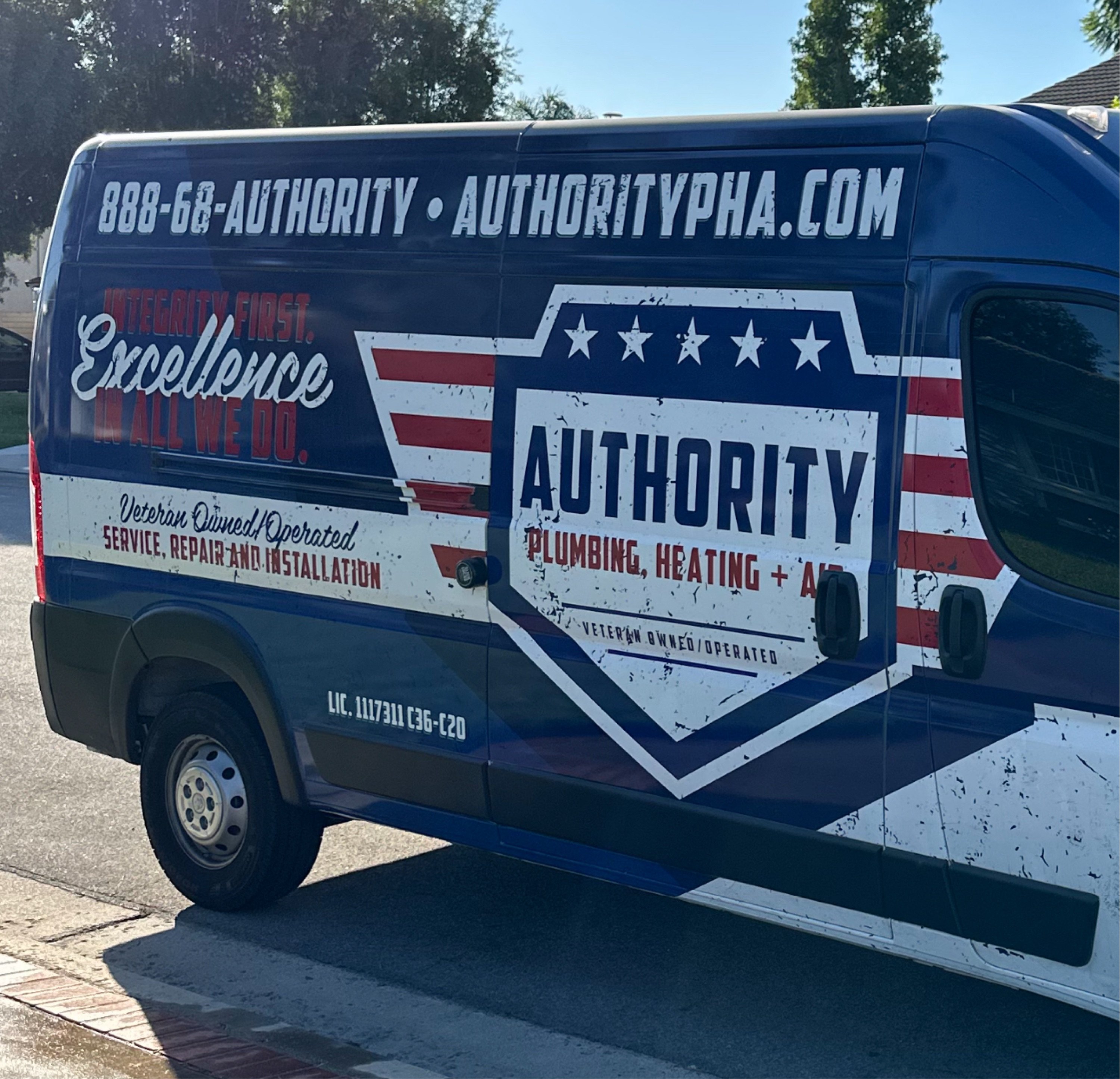 Authority Plumbing, Heating and Air Logo