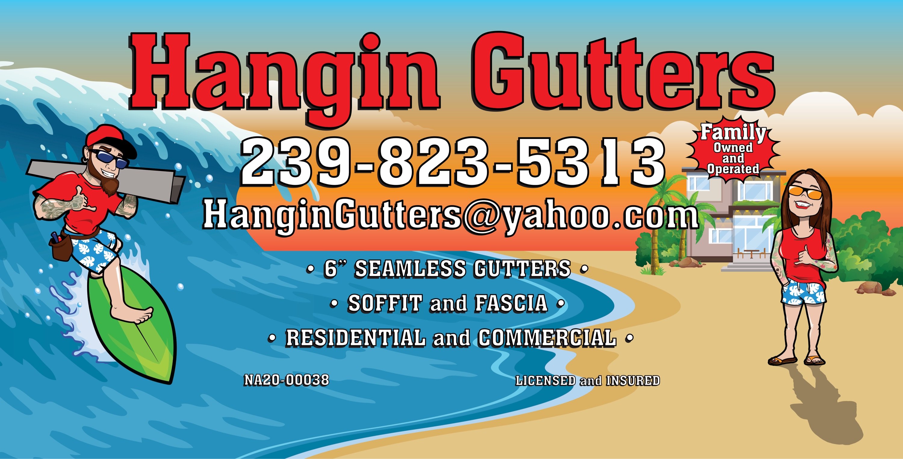 Hangin Gutters LLC Logo