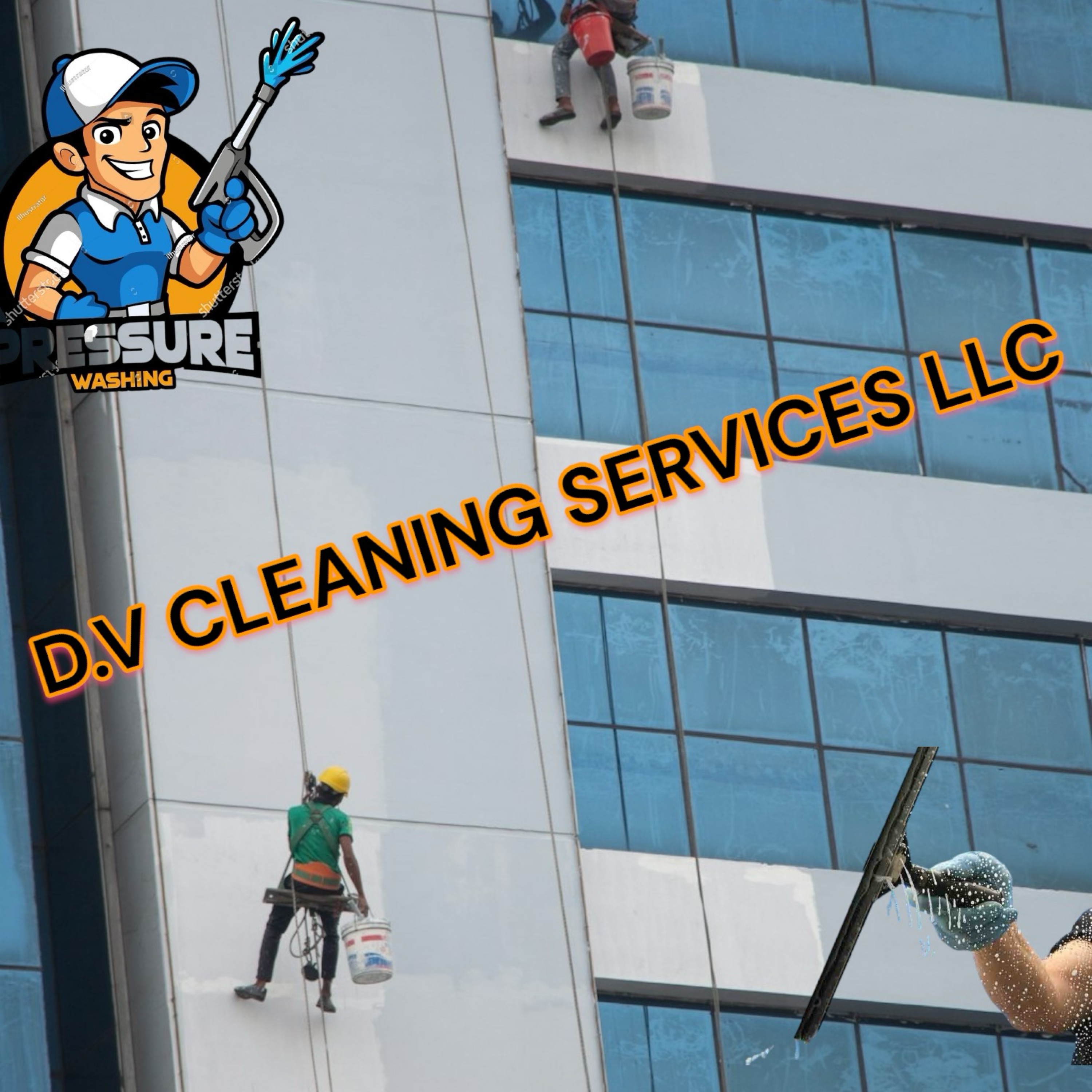 D.V cleaning services Logo