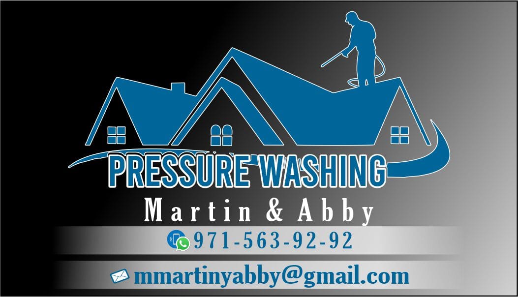 Martin & Abby Power Washing & Roofing Logo