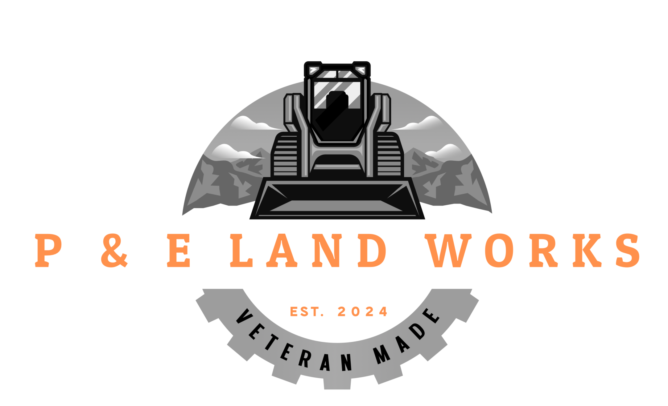 P & E Land Works Logo