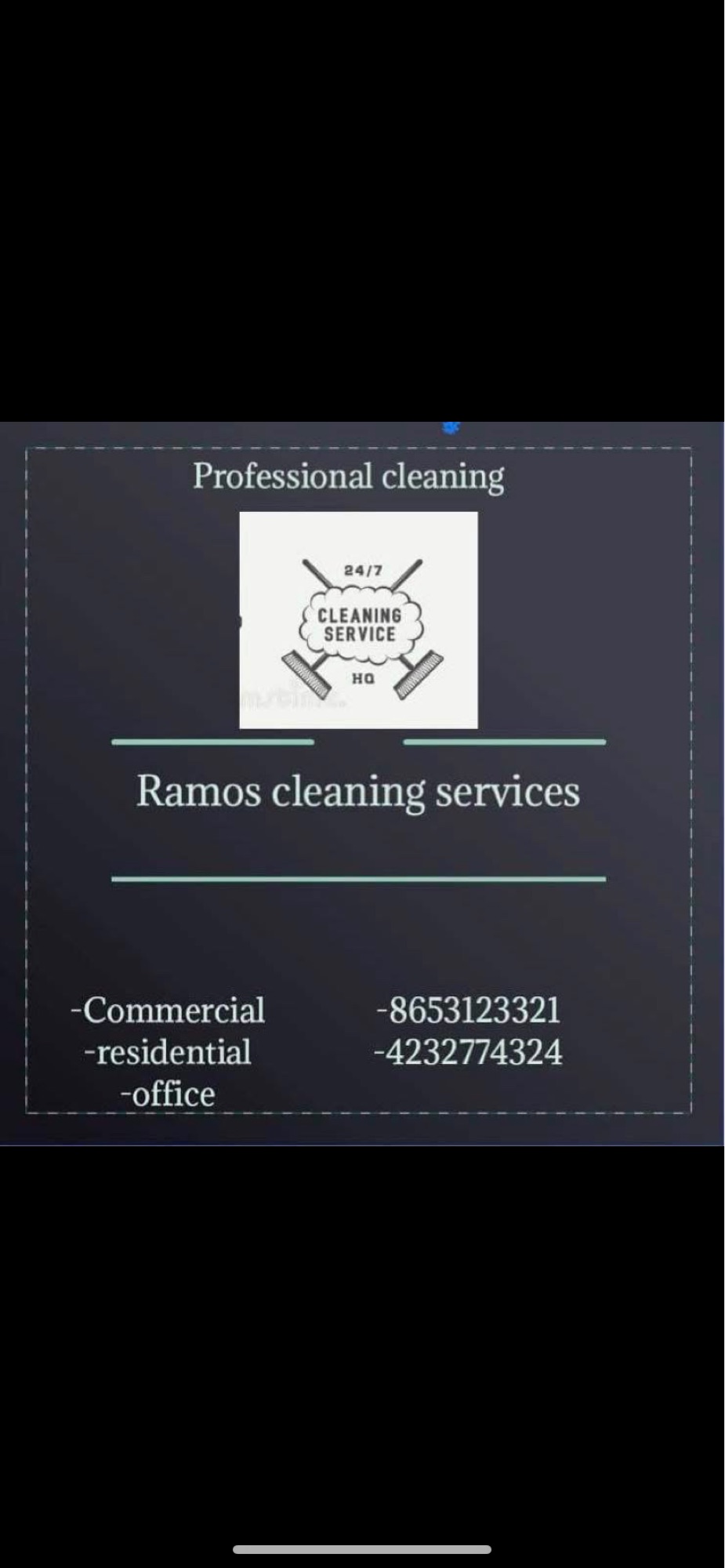 Ramos Cleaning Service Logo