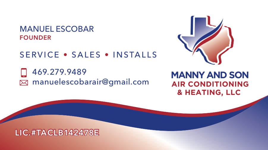 Manny and Son Air Conditioning & Heating Logo