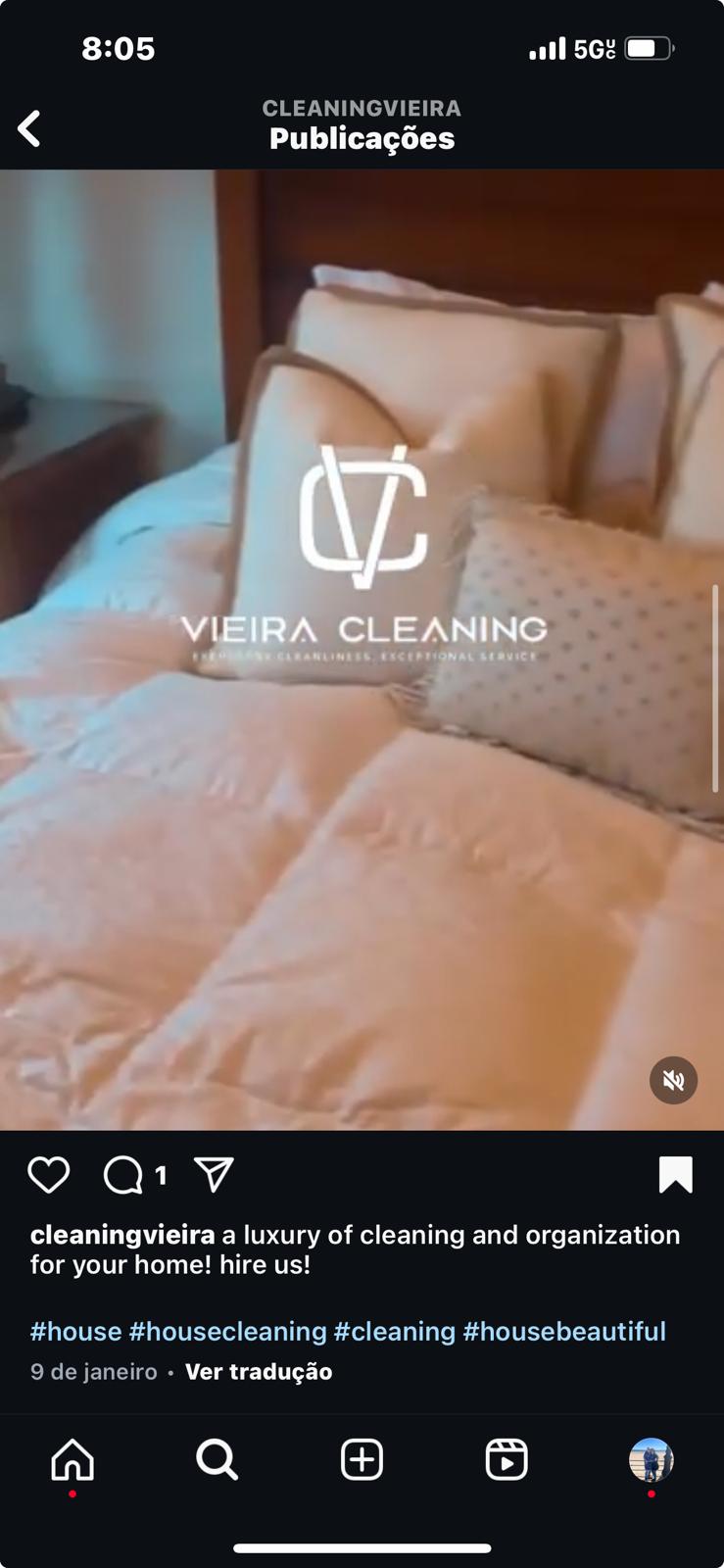 Vieira Cleaning Logo