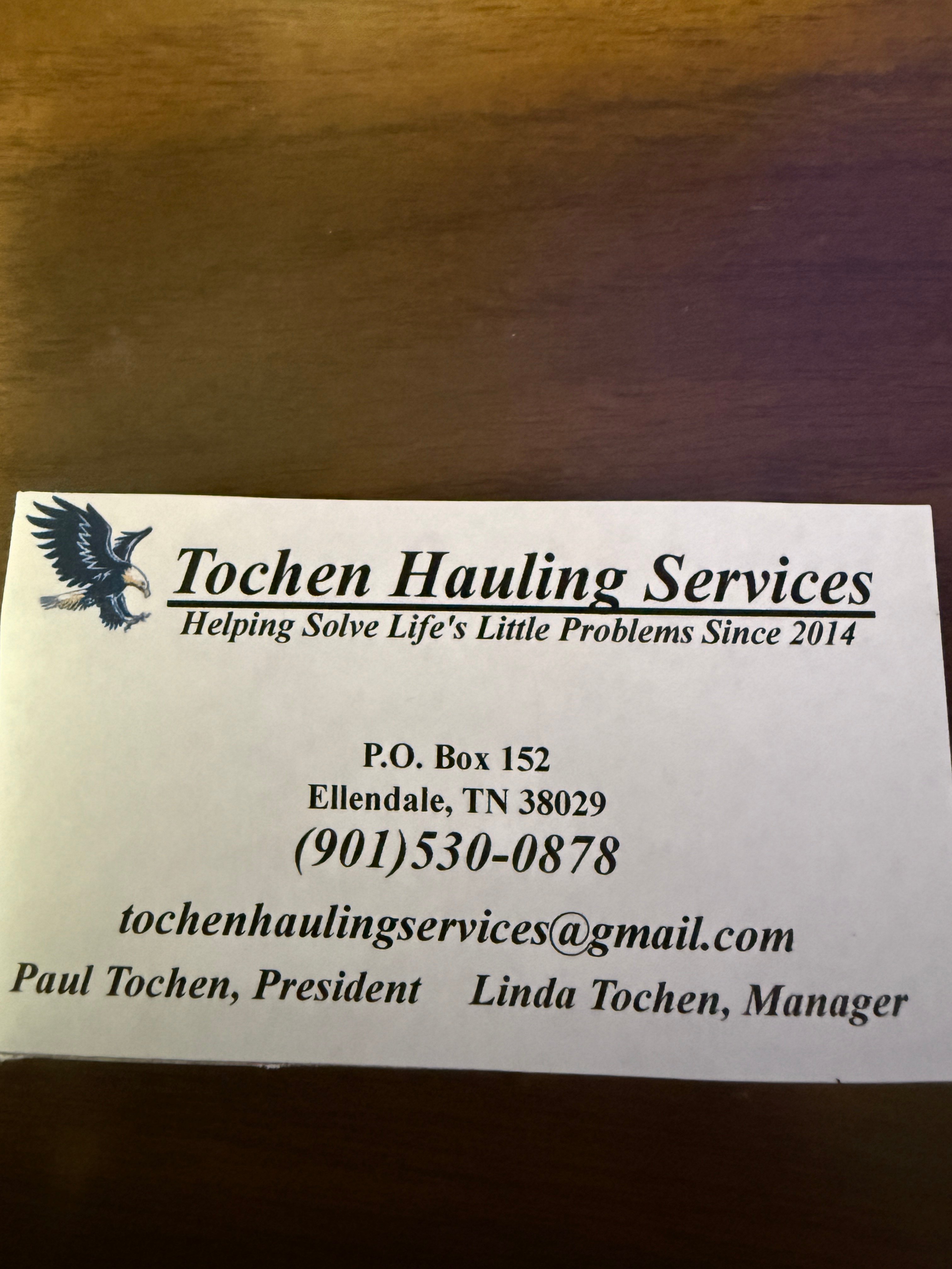 Tochen Hauling Services Logo