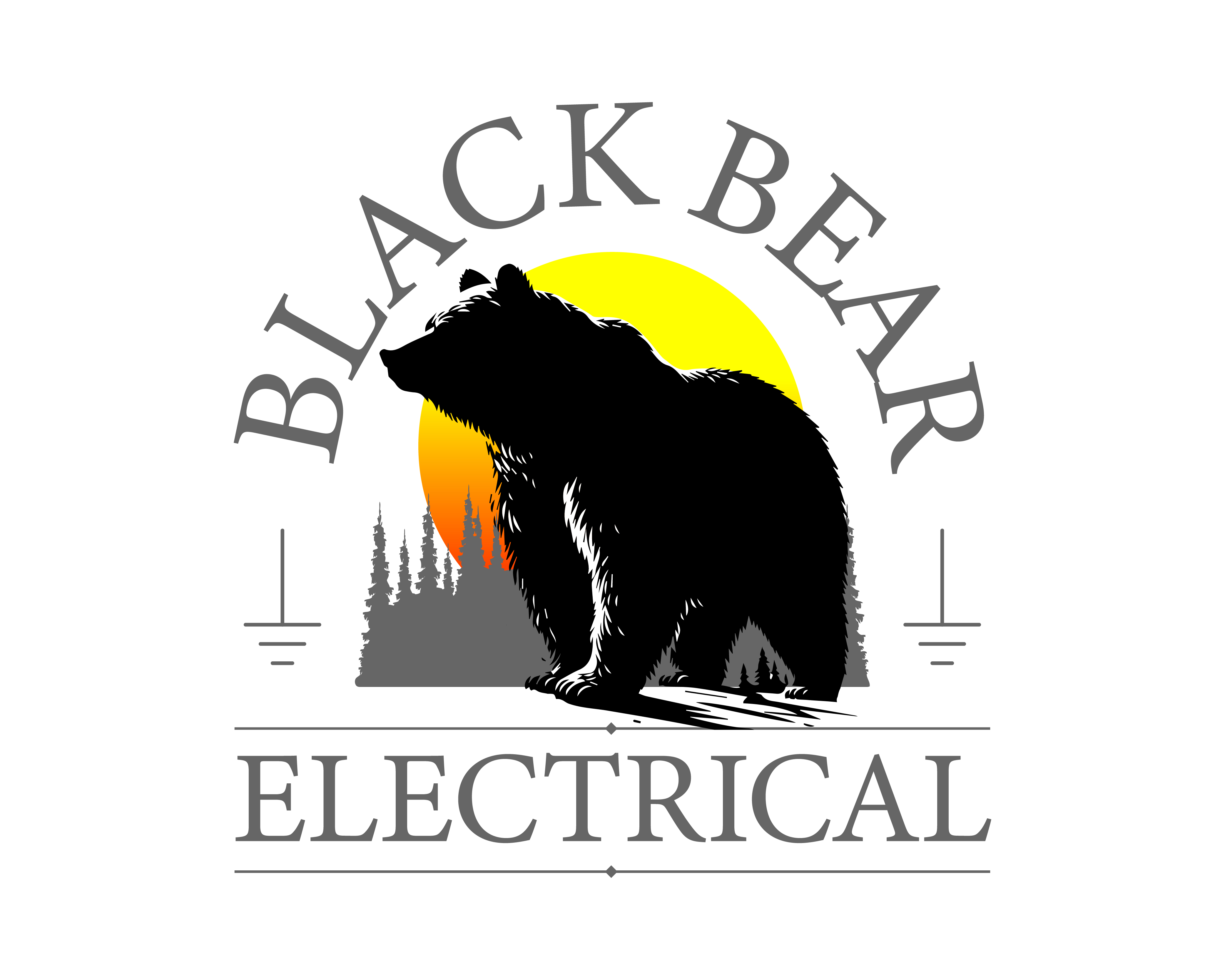 Black Bear Electrical Logo