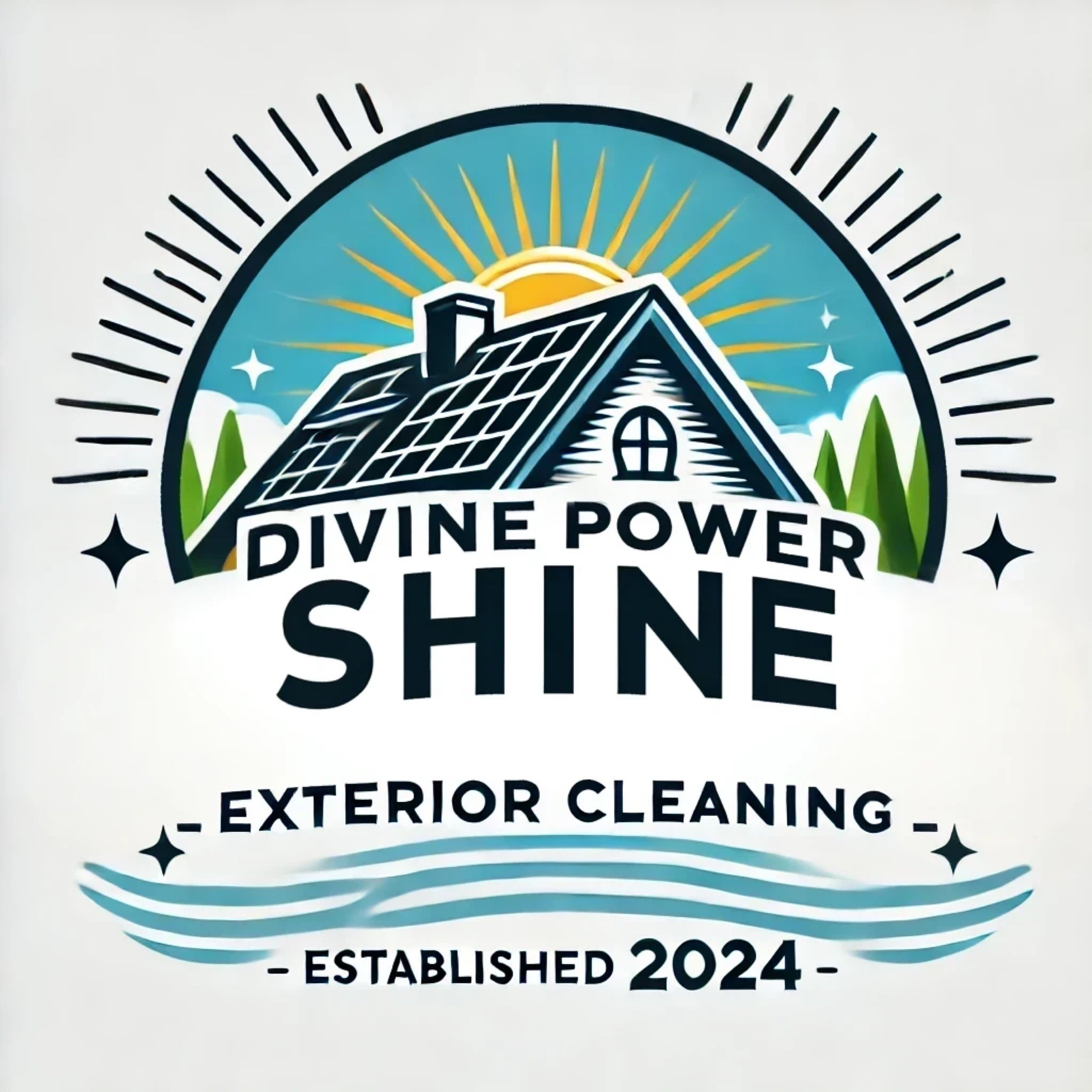 Divine Power Shine - Unlicensed Contractor Logo