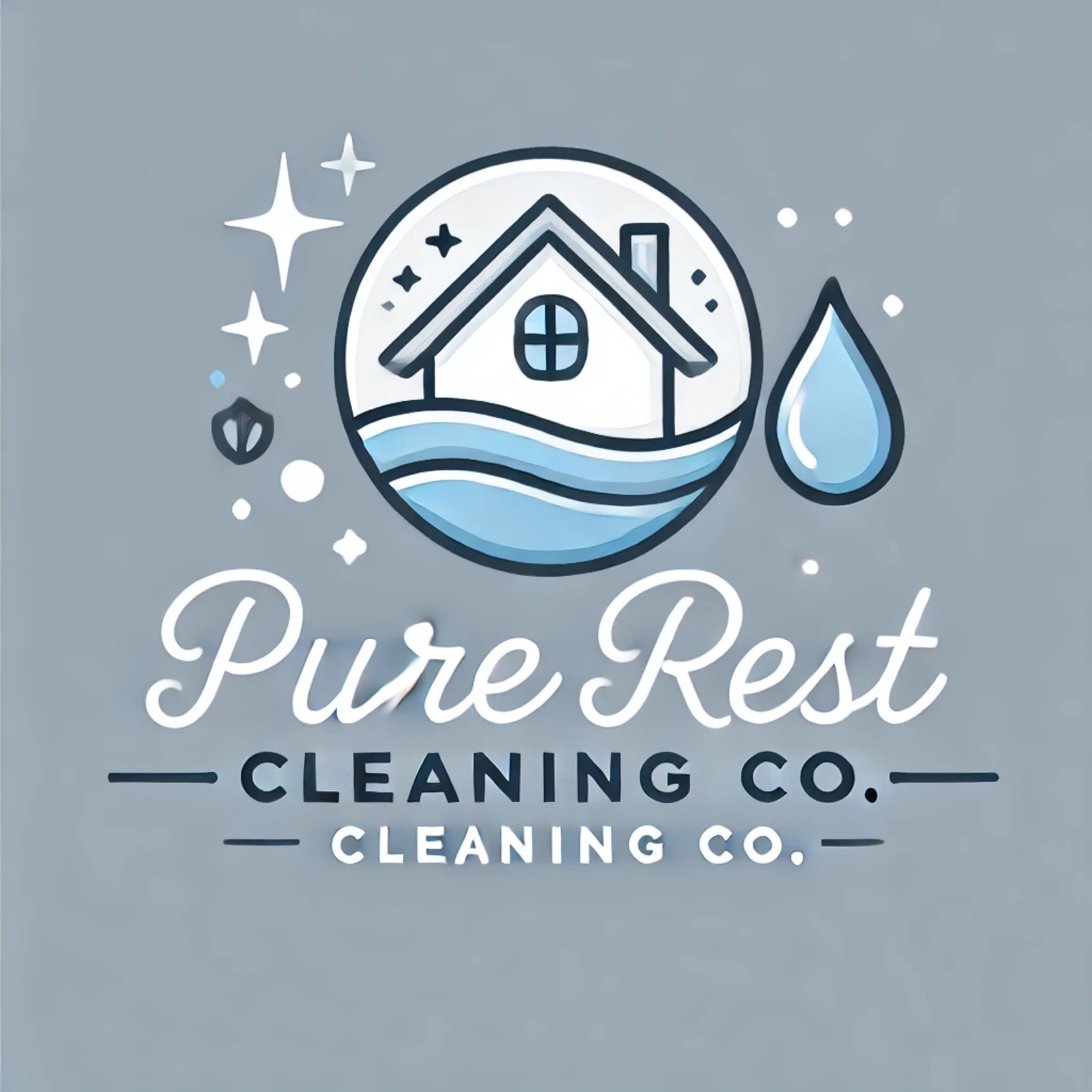 Pure Res'd Cleaning Company Logo