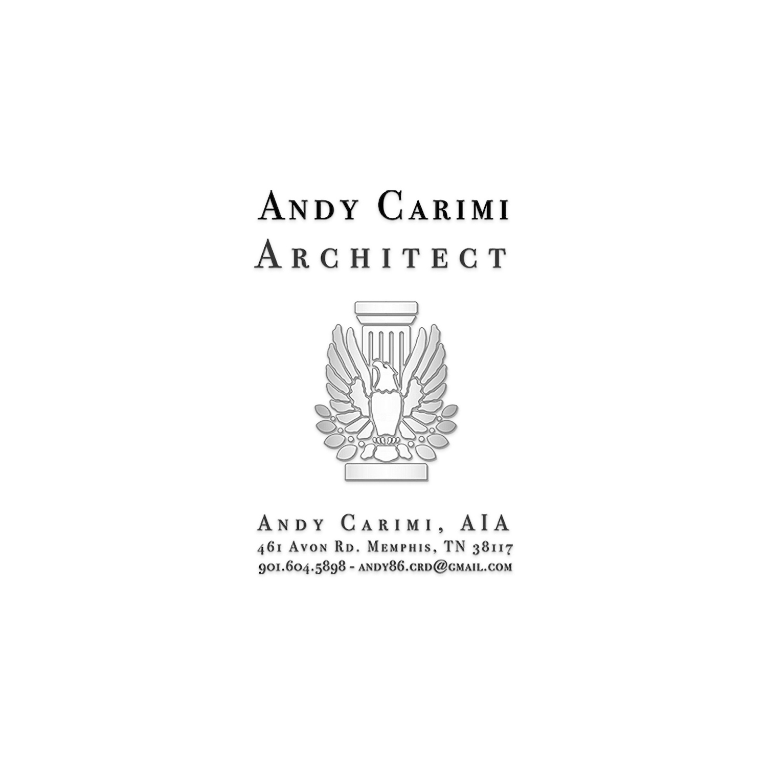 Andy Carimi, Architect Logo