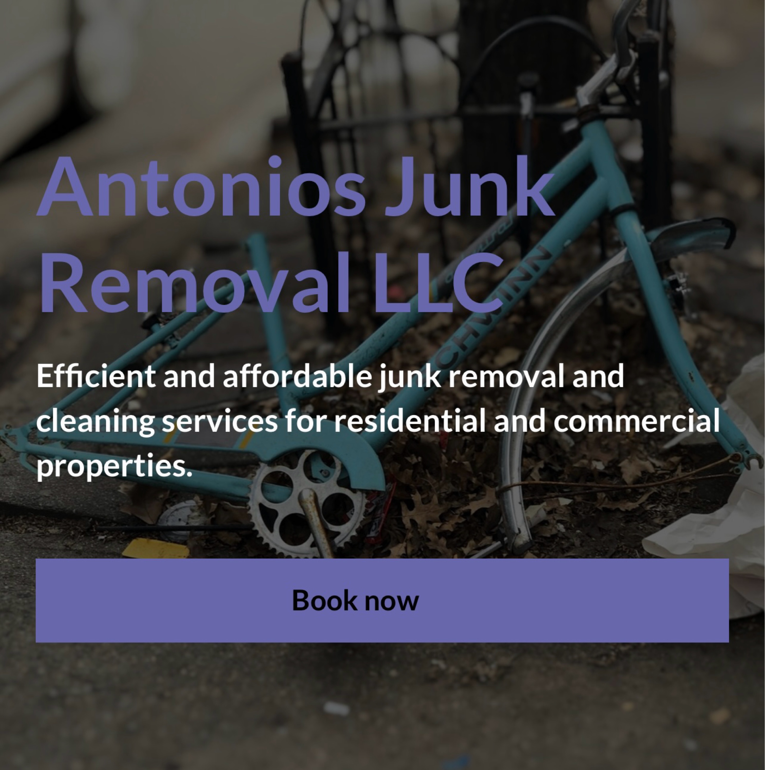 Antonio's Junk Removal Logo