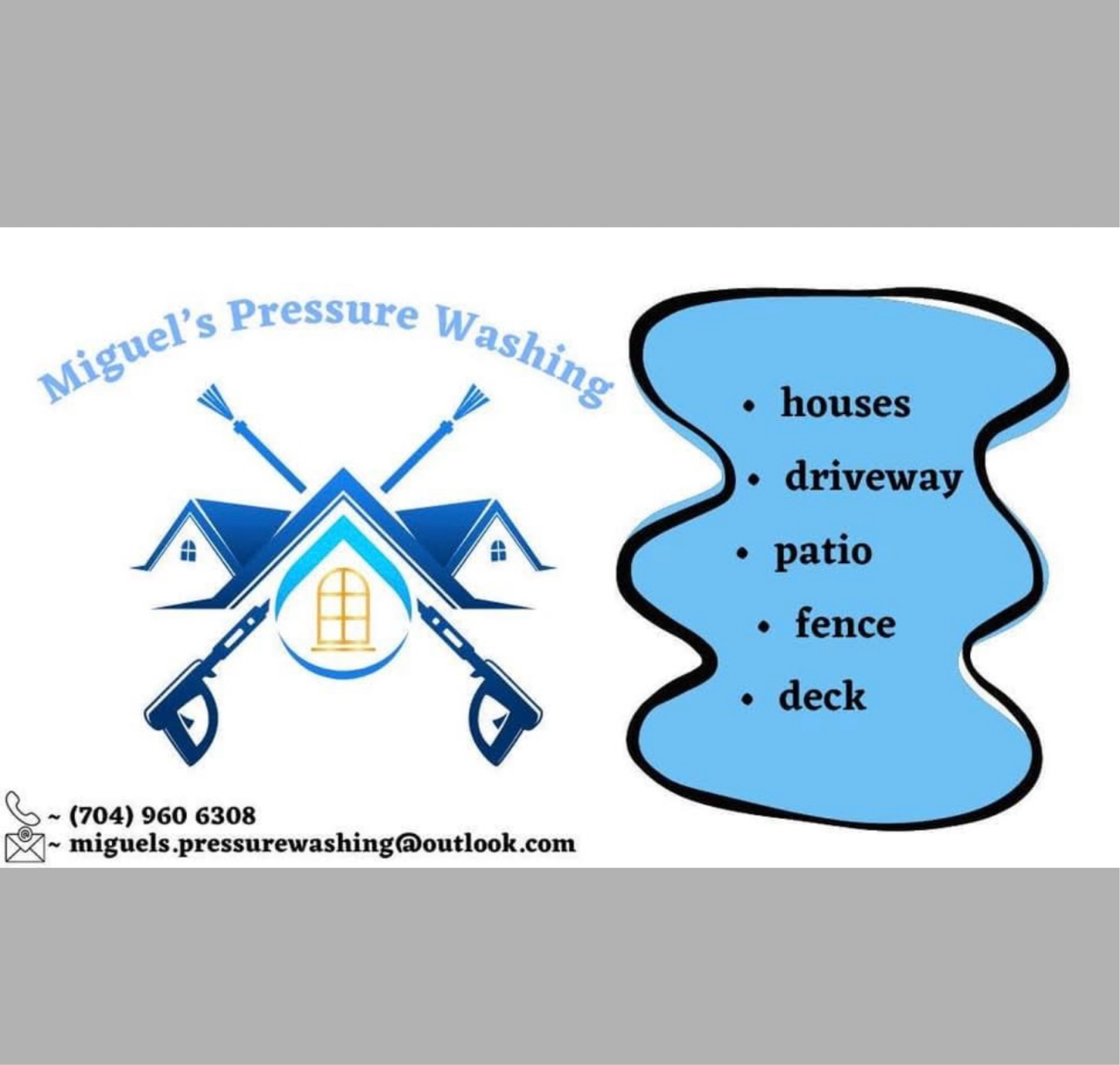 Miguels Pressure Washing Logo