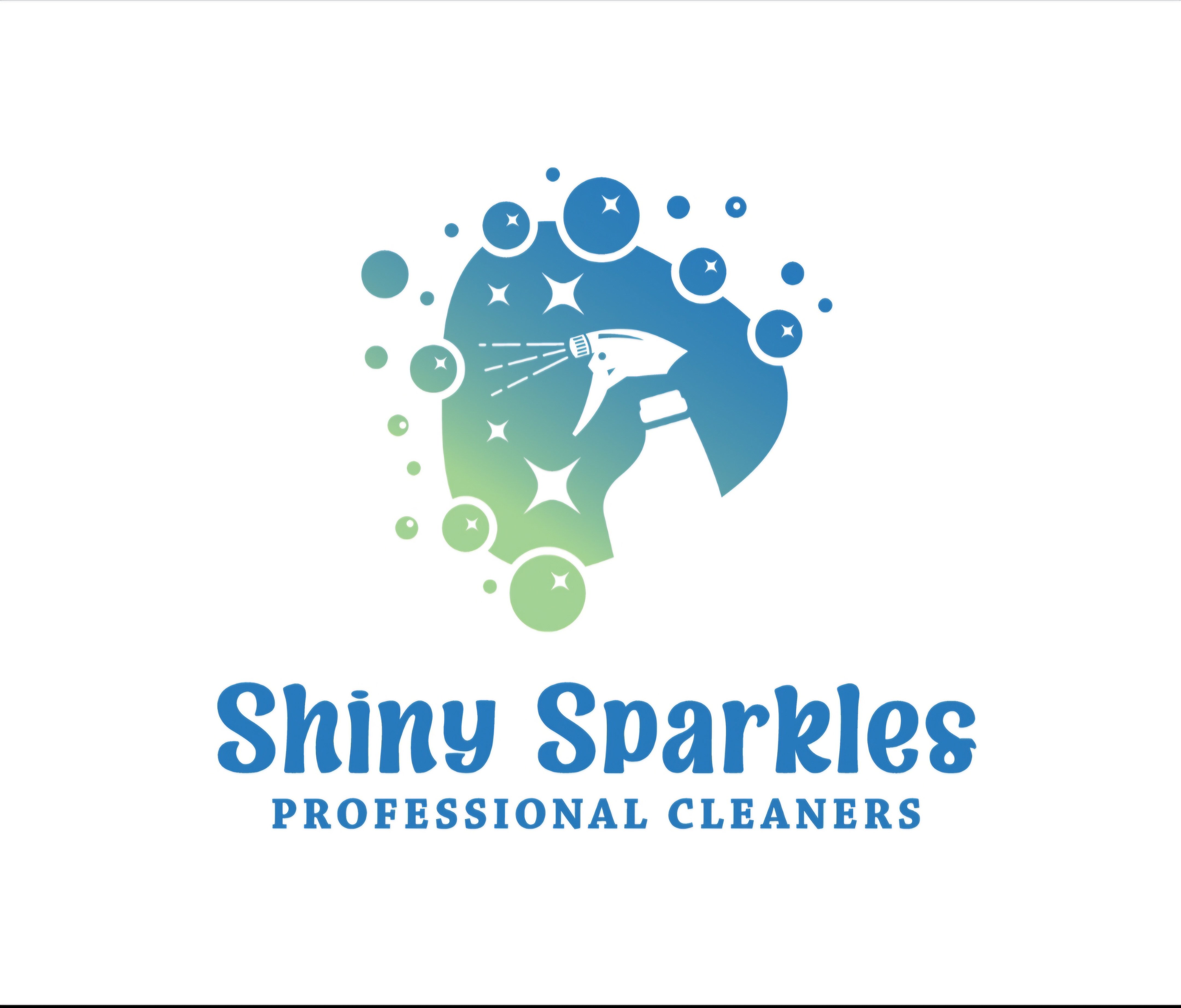 Shiny Sparkles Cleaners Logo