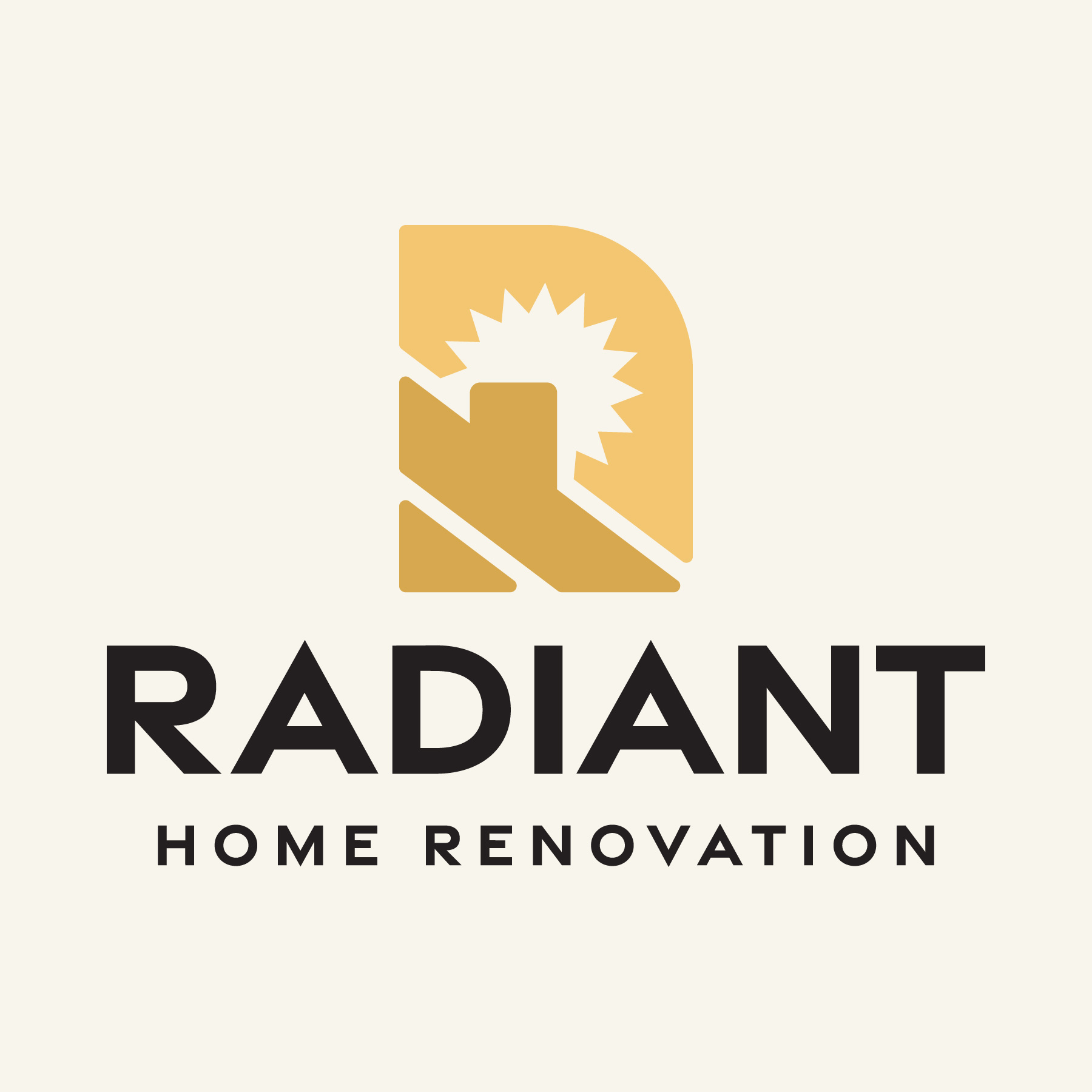 Radiant Home Renovation Logo