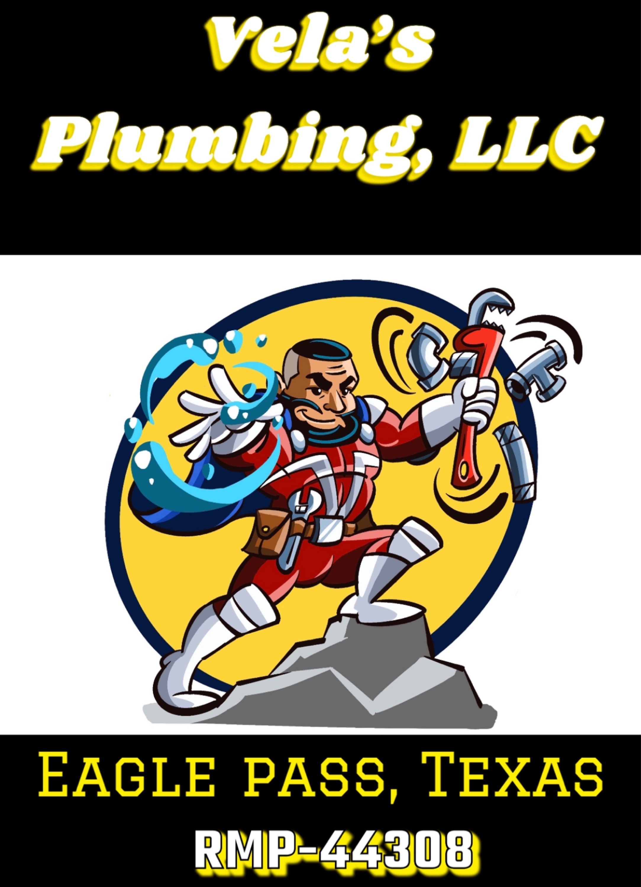 Velas Plumbing Logo