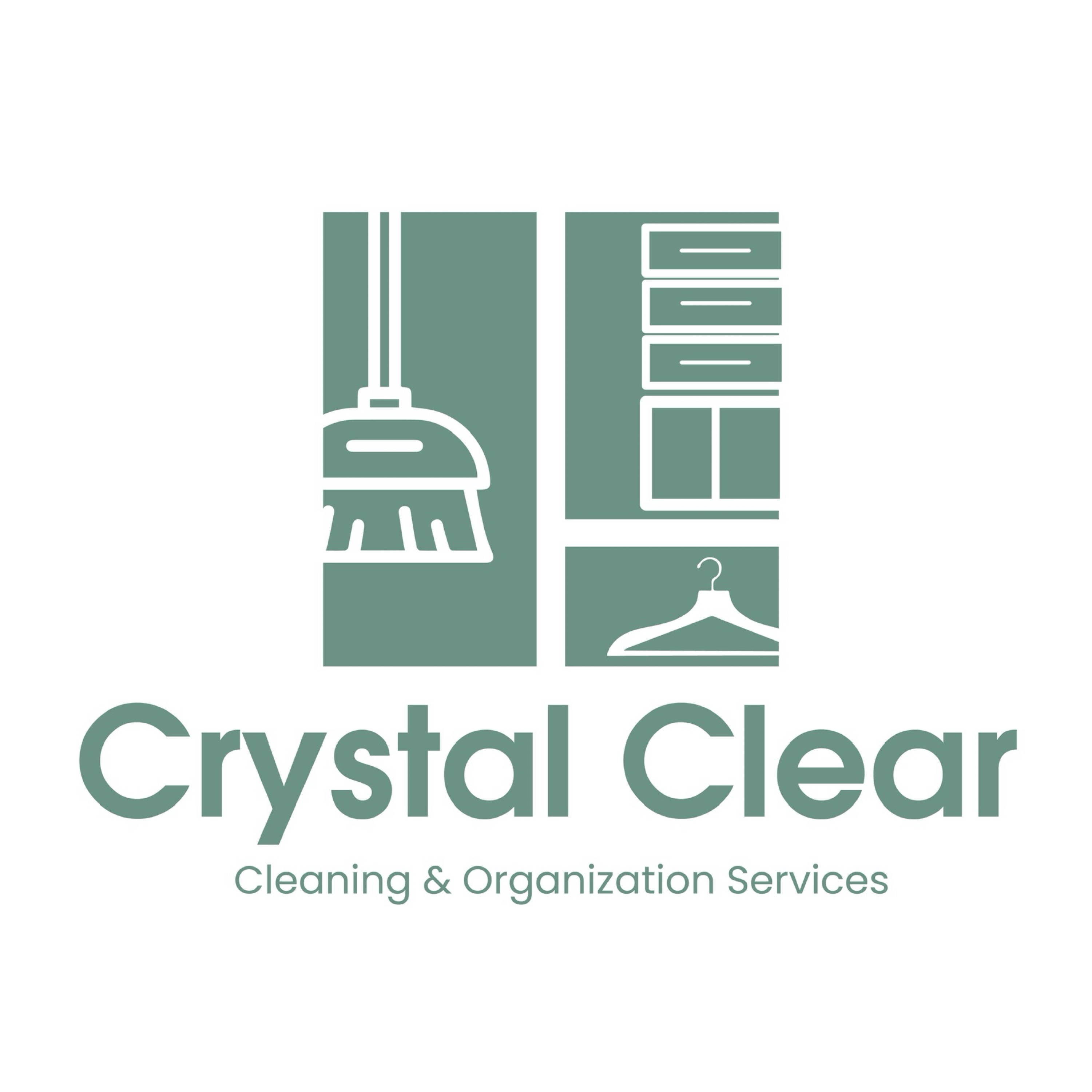 Crystal Clear Cleaning and Organization, LLC. Logo