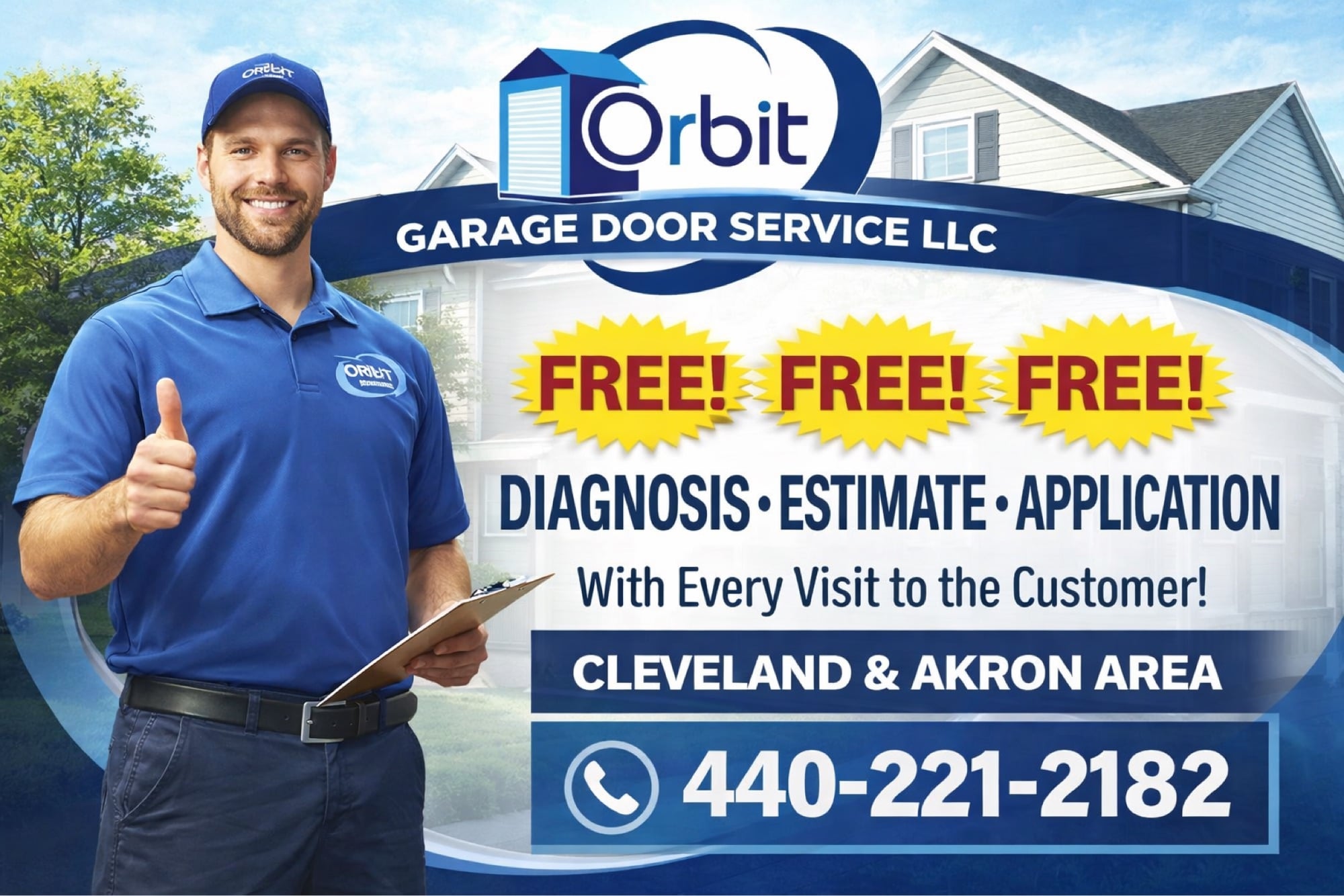 Orbit Garage Door Services LLC Logo