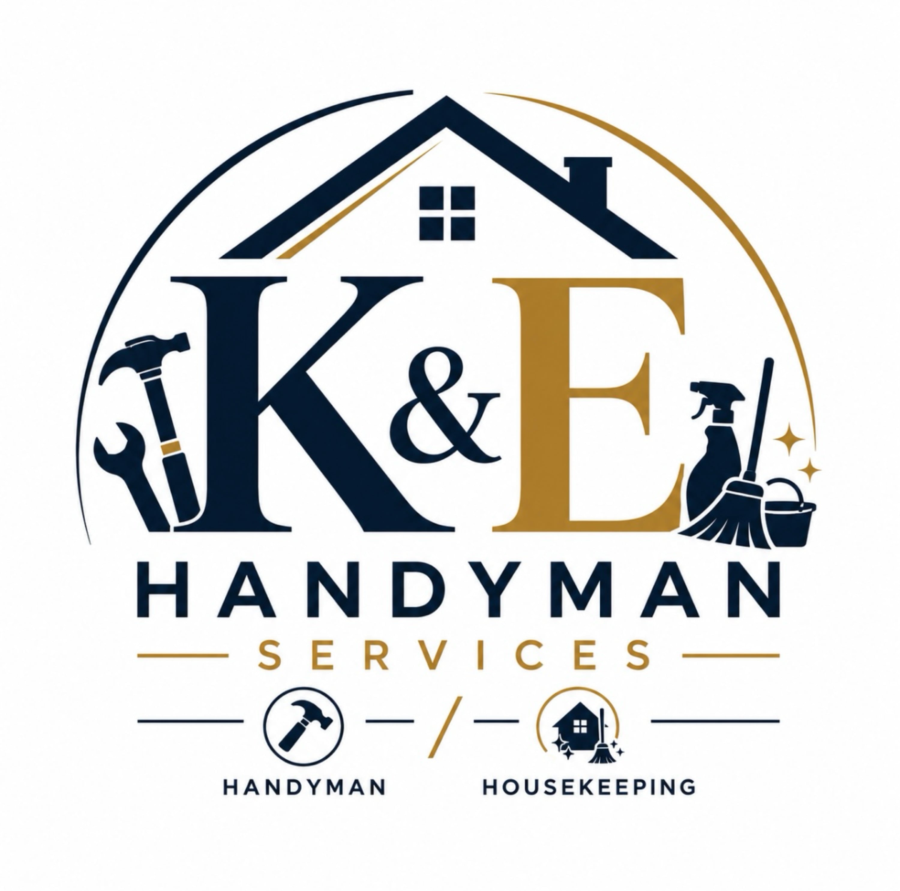 K&E Handyman Services Logo