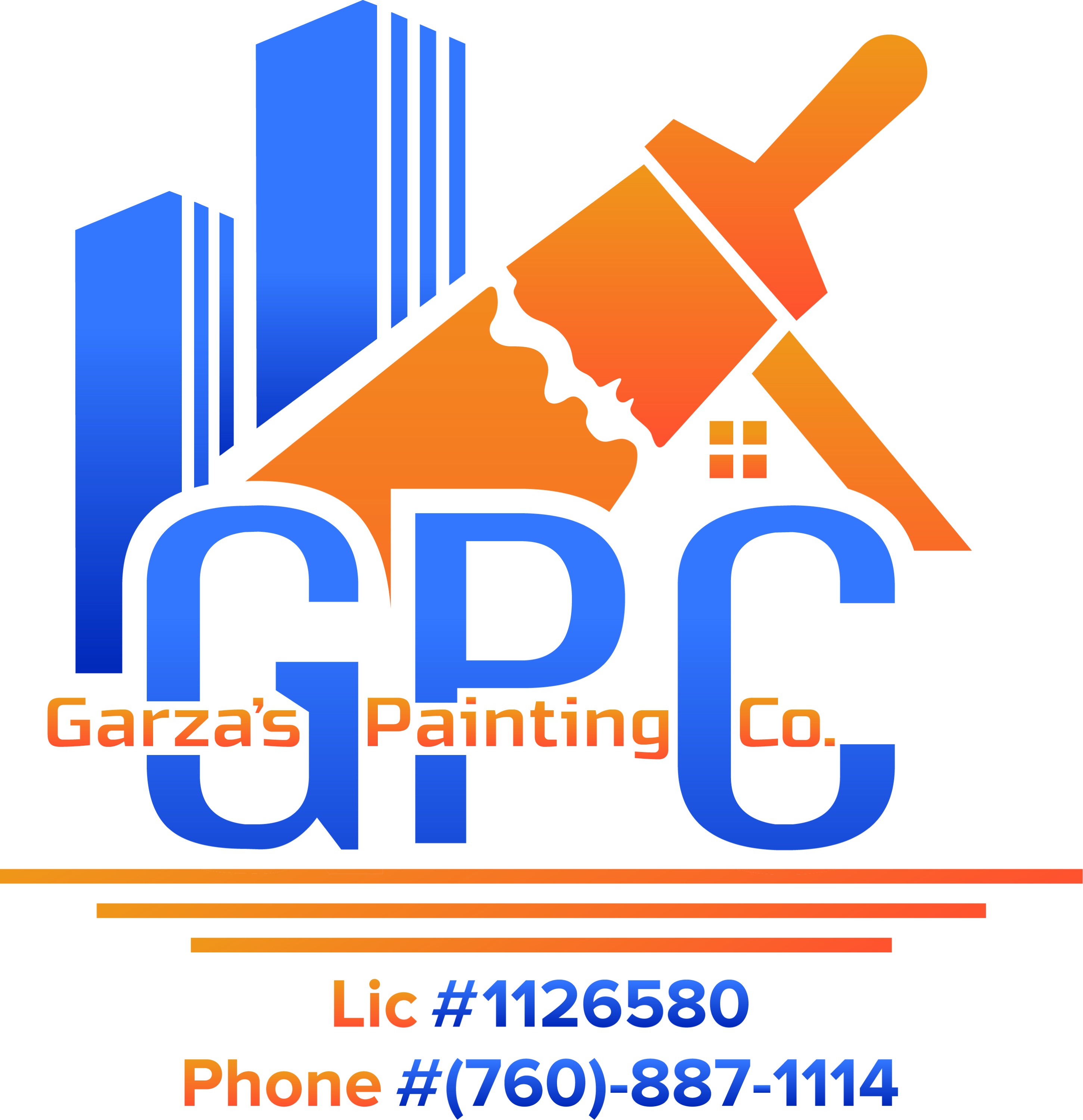 Garza's Painting Co. Logo