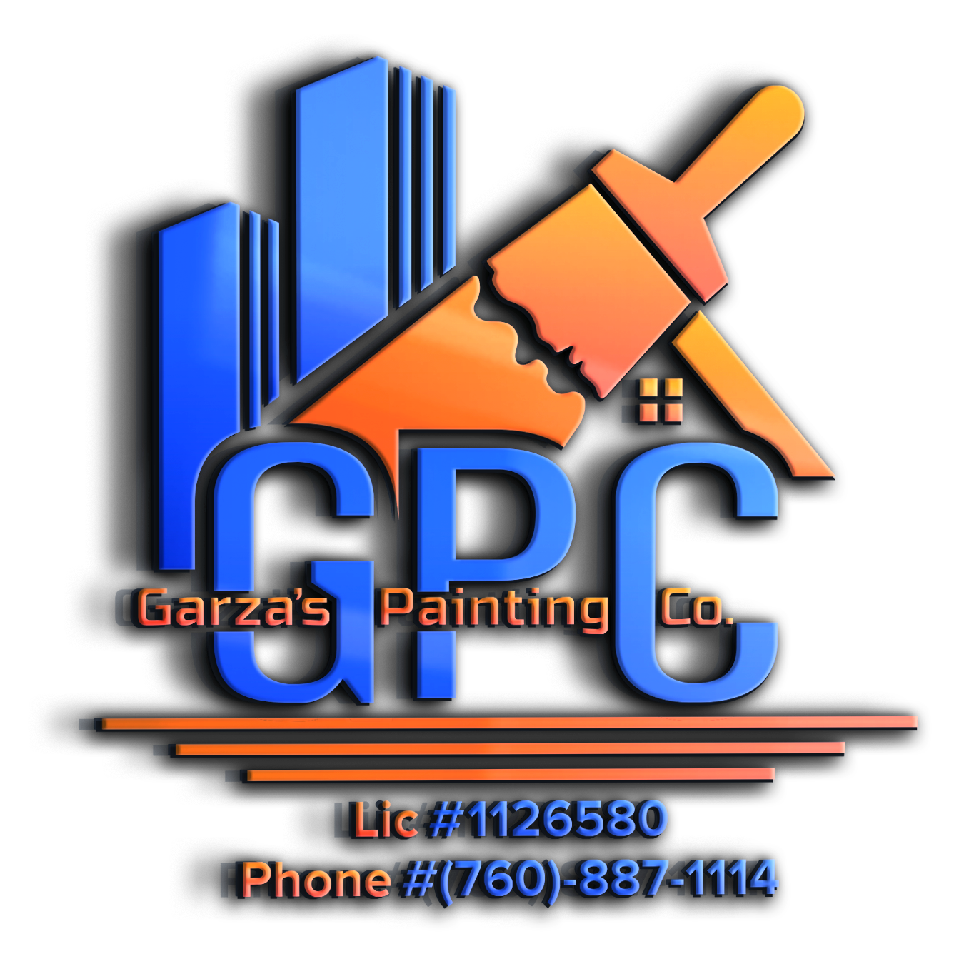 Garza's Painting Co. Logo