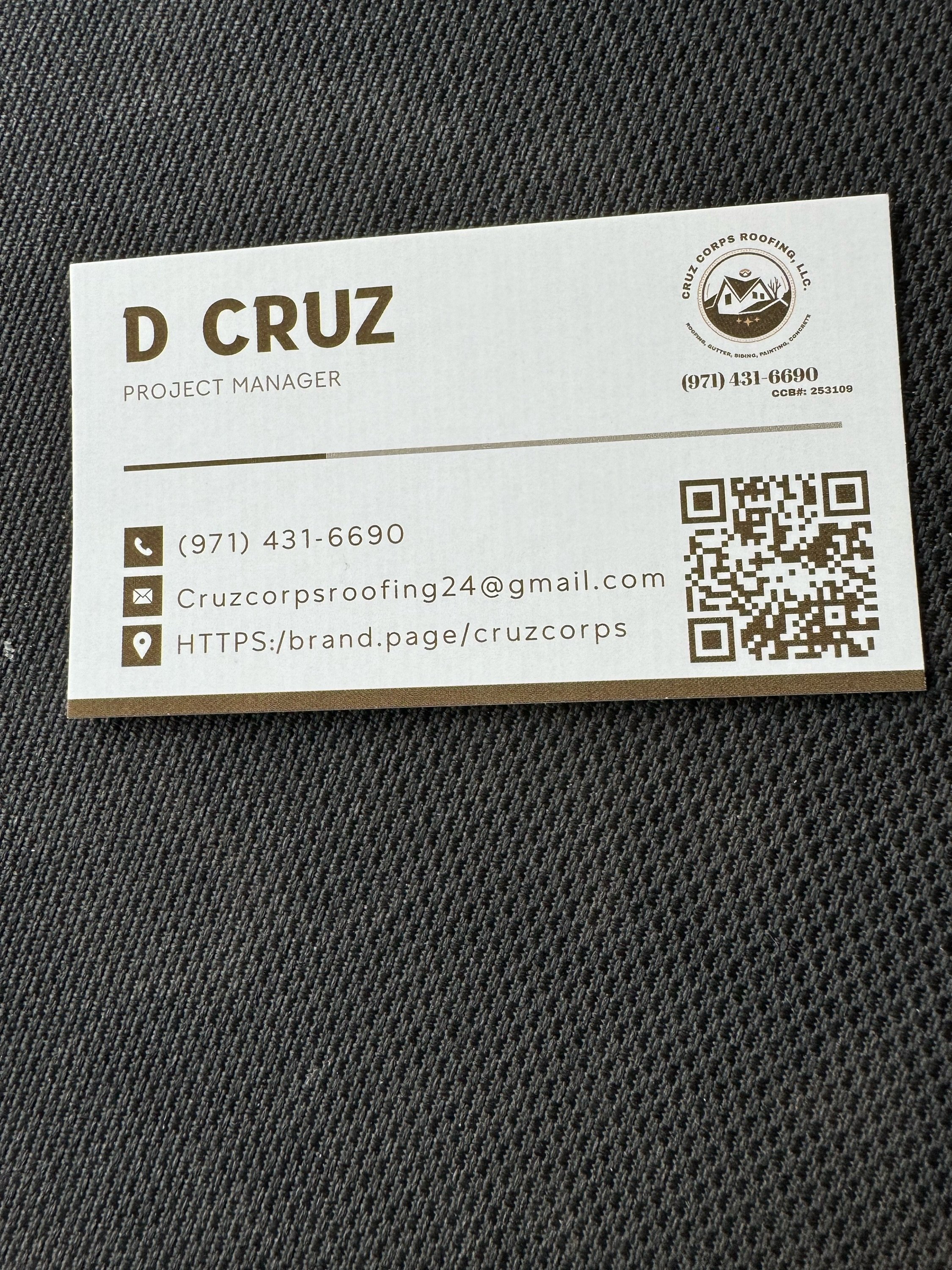 CRUZ CORPS ROOFING LLC Logo